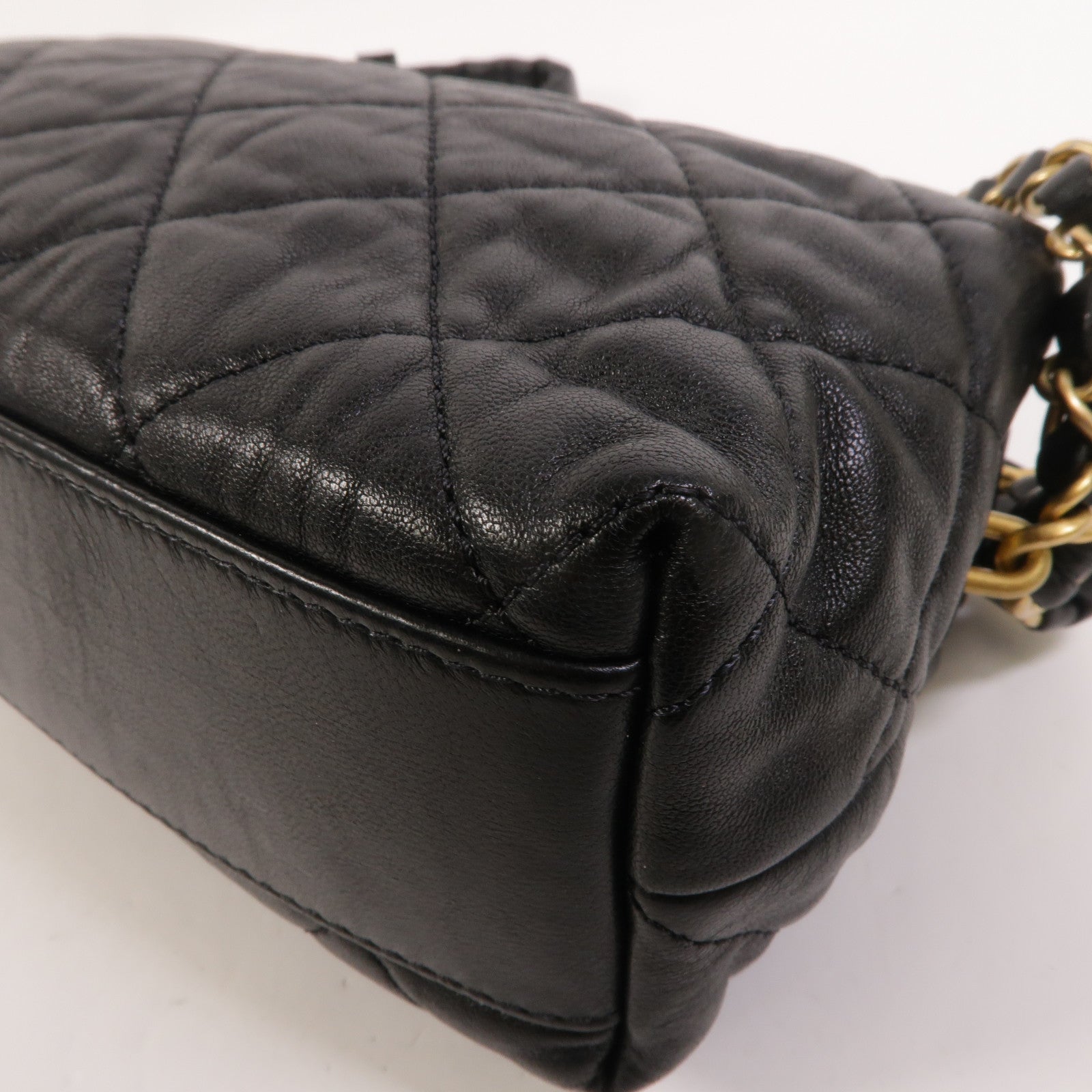 CHANEL 羊皮皮革Hobo Bag手挽肩背兩用袋