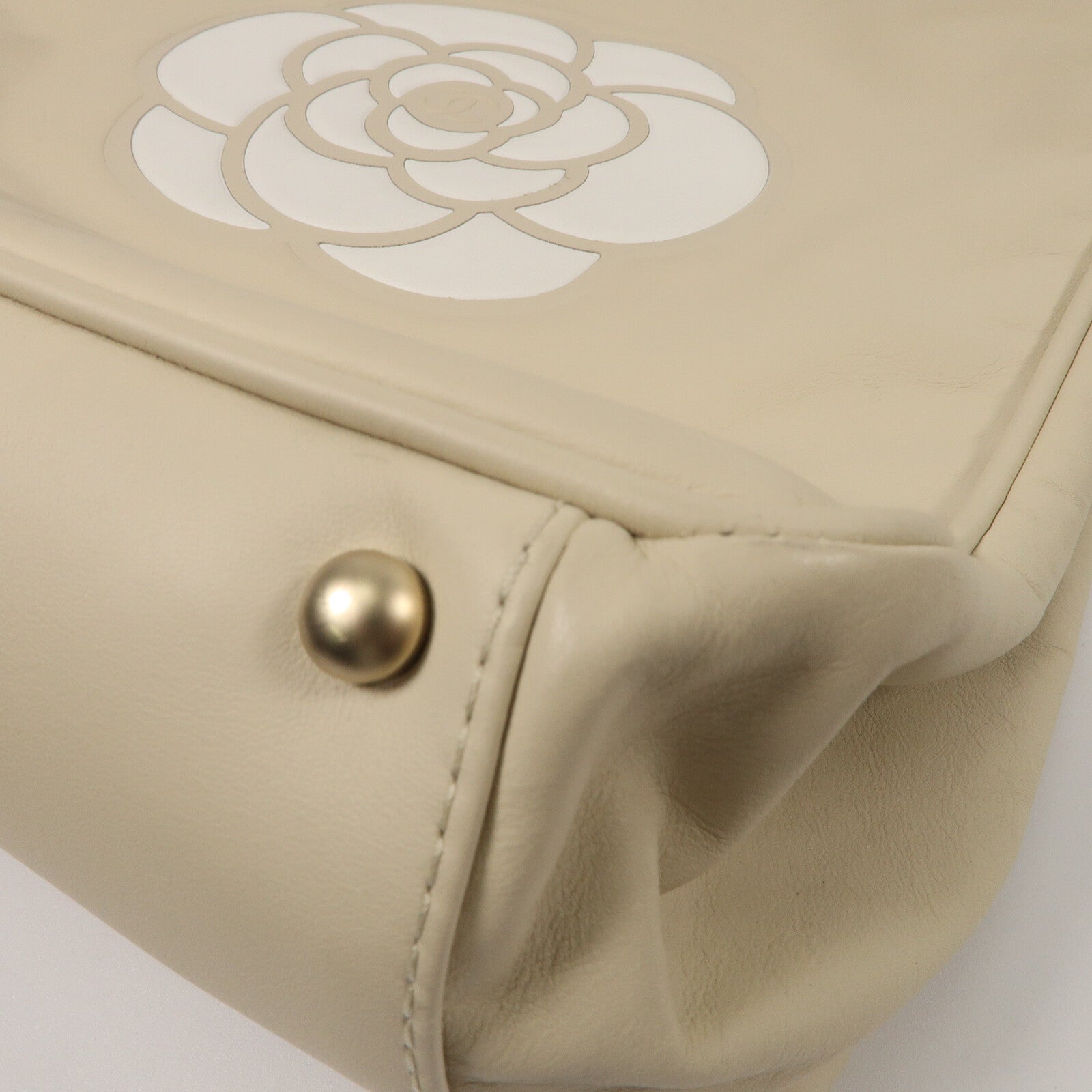 CHANEL 牛皮皮革Camellia Shoulder Bag手挽袋