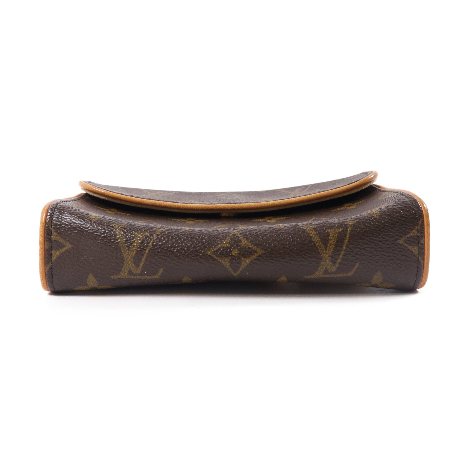 LOUIS VUITTON Monogram Pochette Florentine金扣腰包啡色