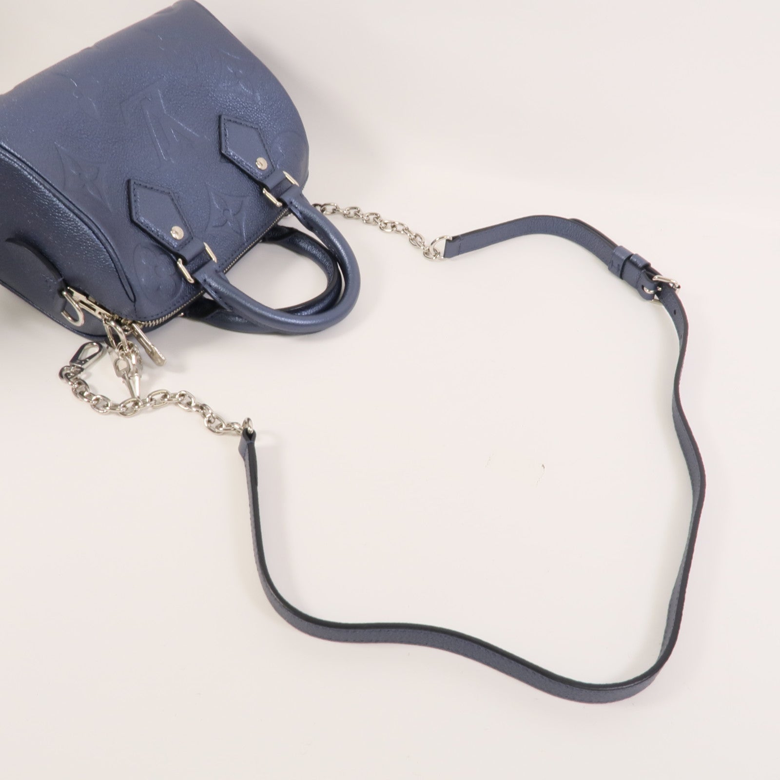 LOUIS VUITTON Monogram Empreinte Speedy Bandouliere 20手挽肩背兩用袋