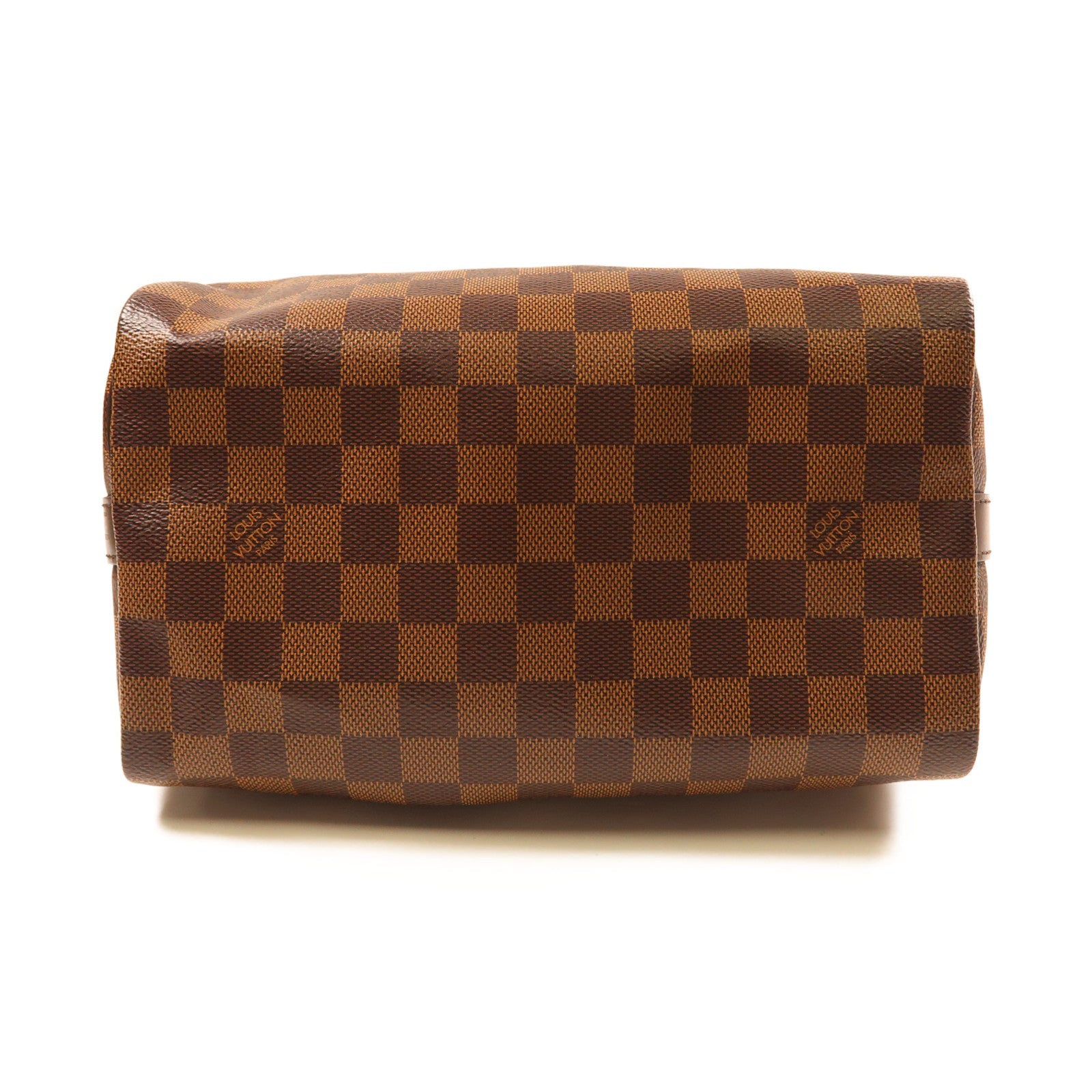 LOUIS VUITTON Damier Speedy 25金扣手挽肩背兩用袋啡色