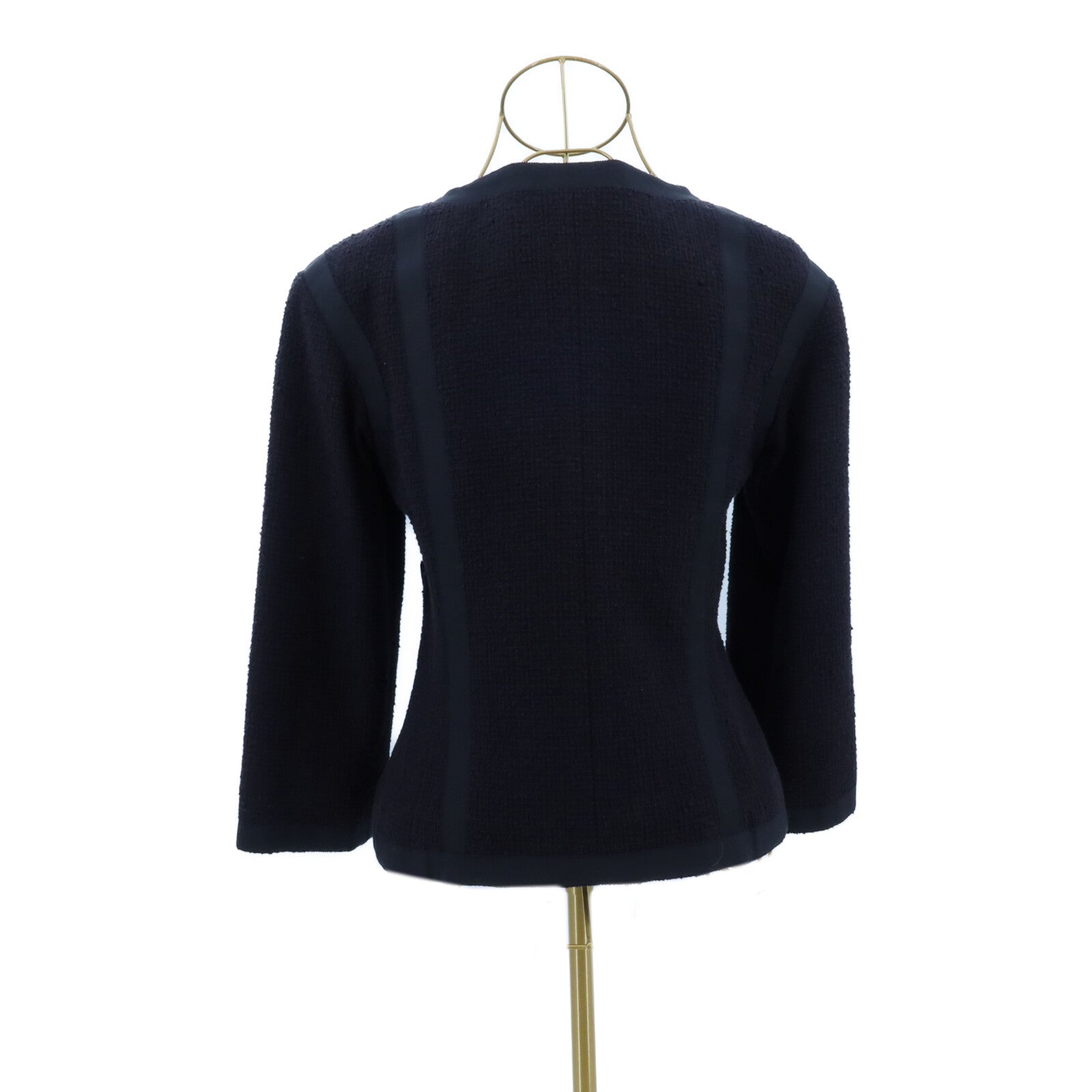 CHANEL Cotton Collarless Jacket外套