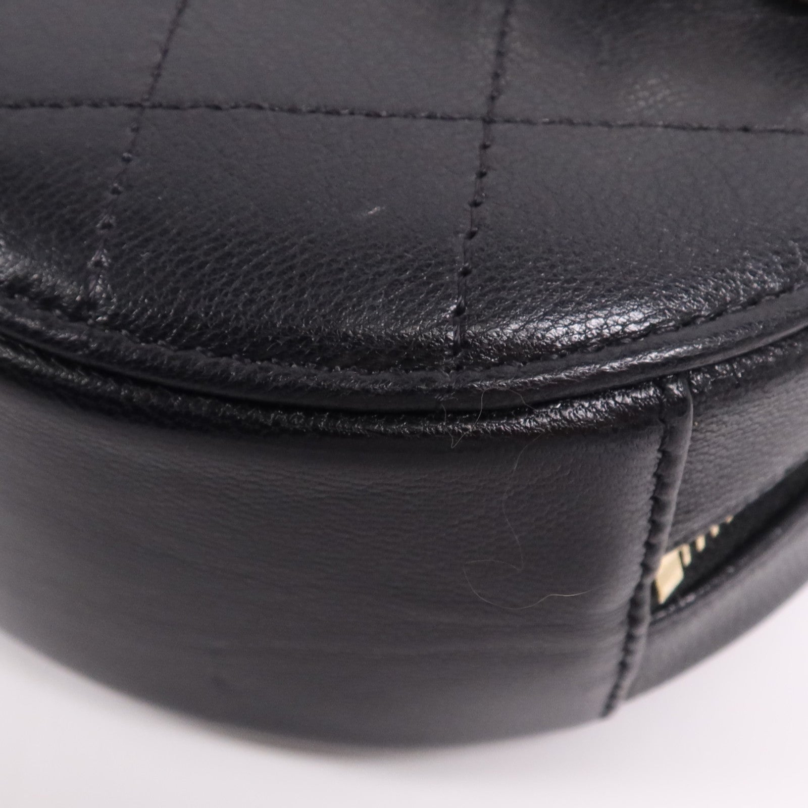 CHANEL 牛皮皮革Chain Shoulder Bag金扣鏈帶肩背袋