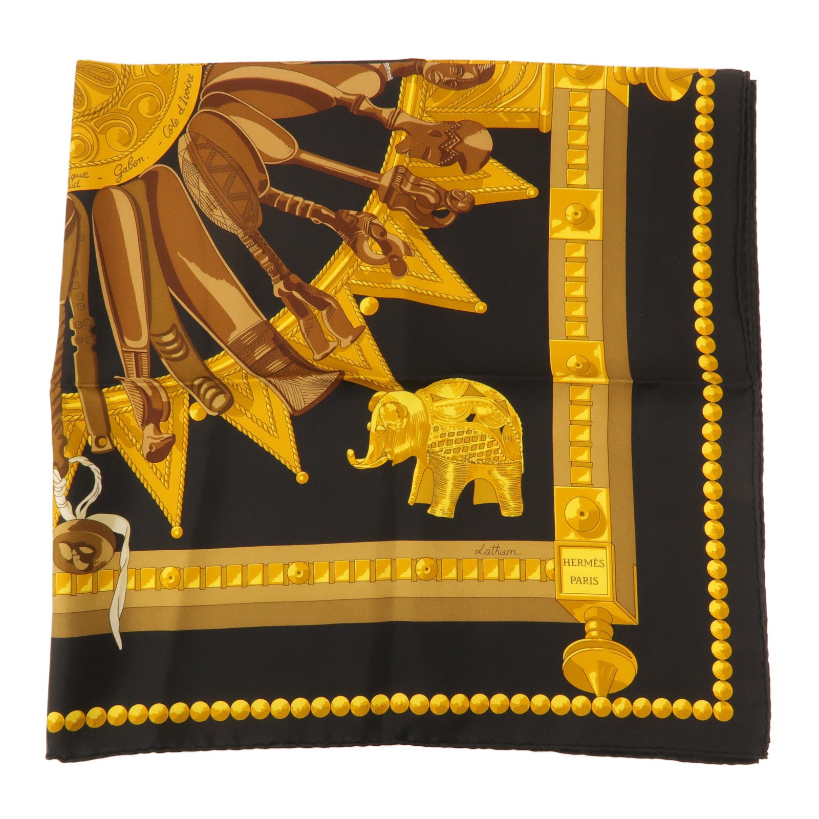 HERMES 絲質Scarf 90x90絲巾
