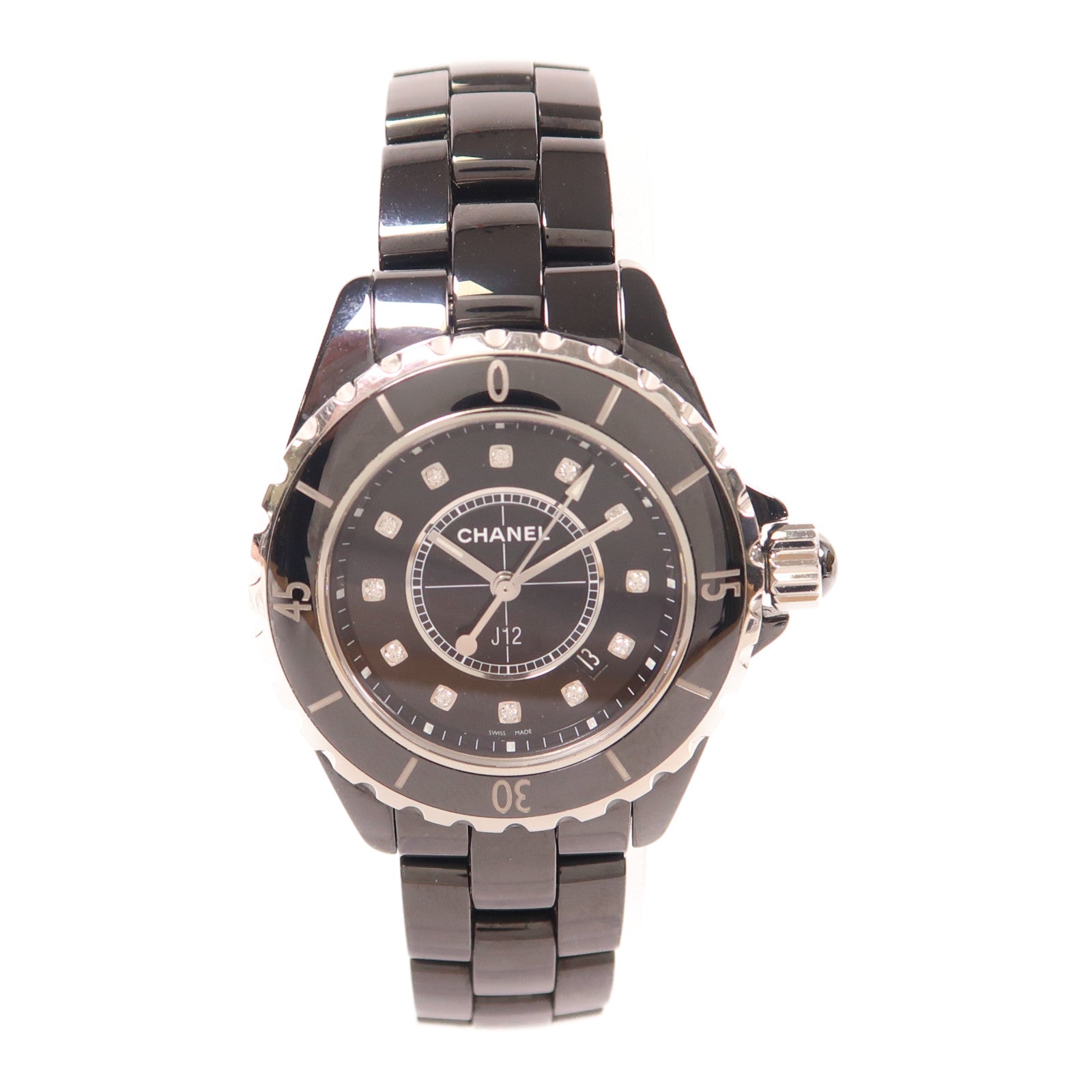 CHANEL J12 Watch陶瓷自動機芯手錶黑色