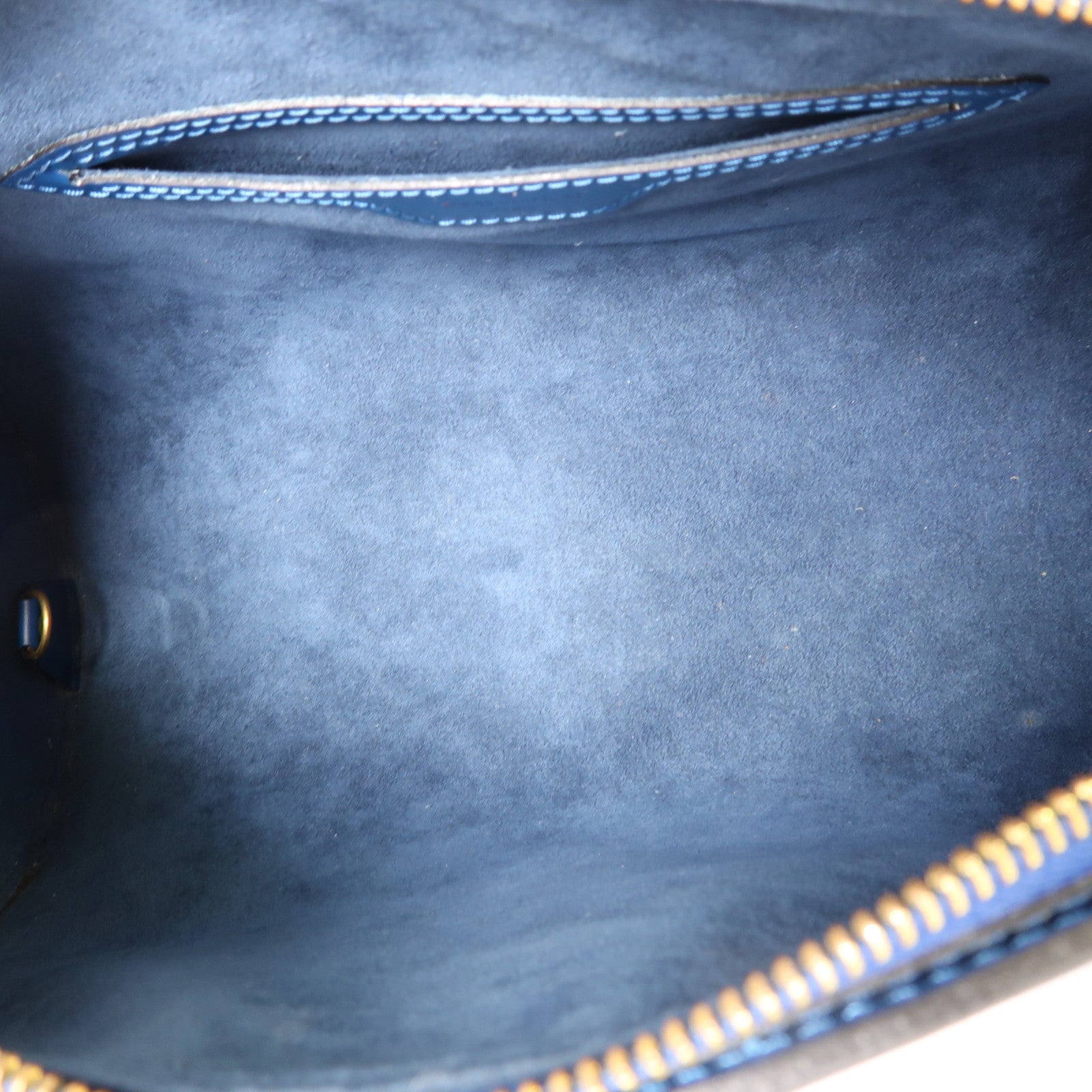 LOUIS VUITTON Epi Soufflot手挽袋藍色