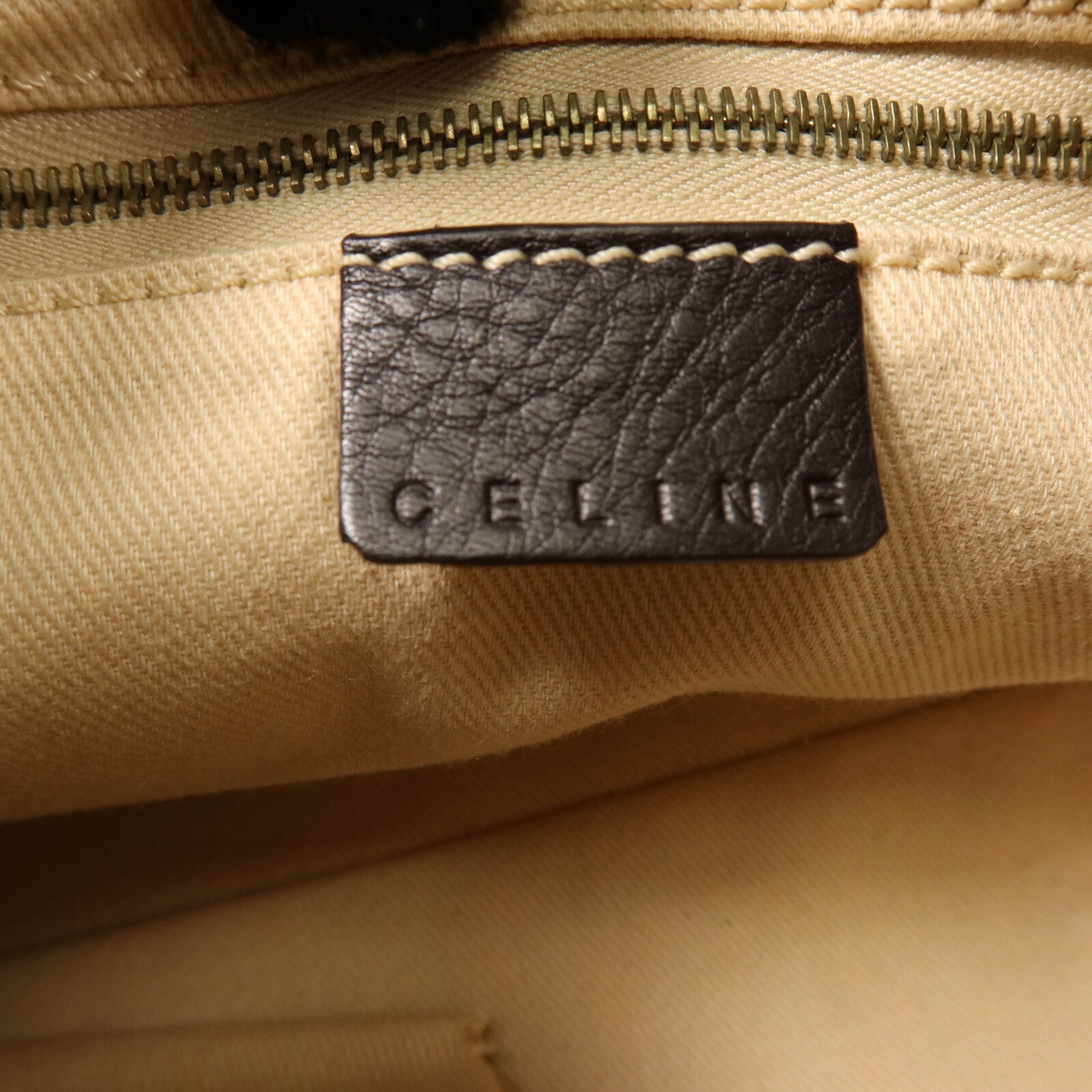 CELINE 塗層帆布Vintage Shoudler Bag肩背袋