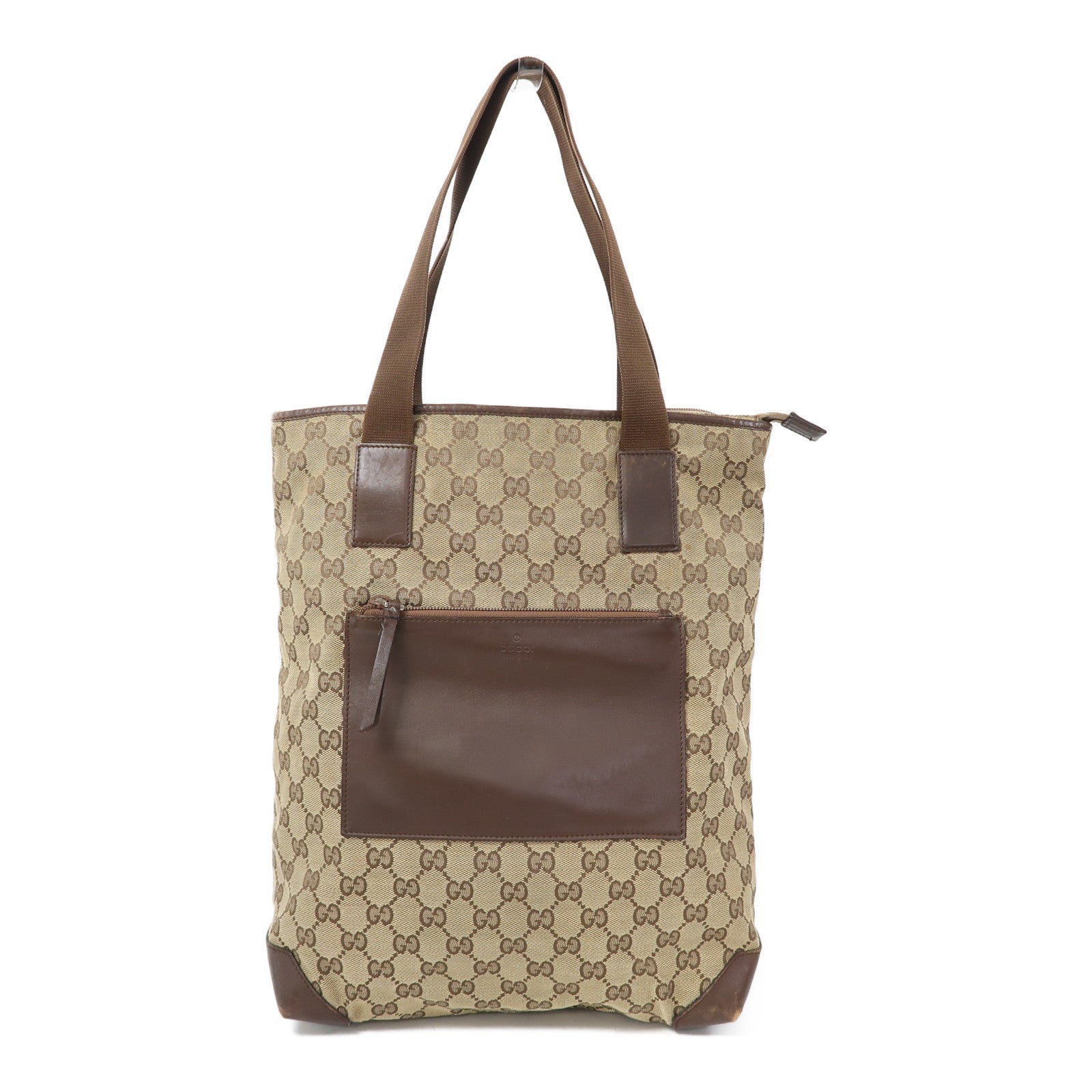 GUCCI 帆布Tote Bag肩背袋啡色