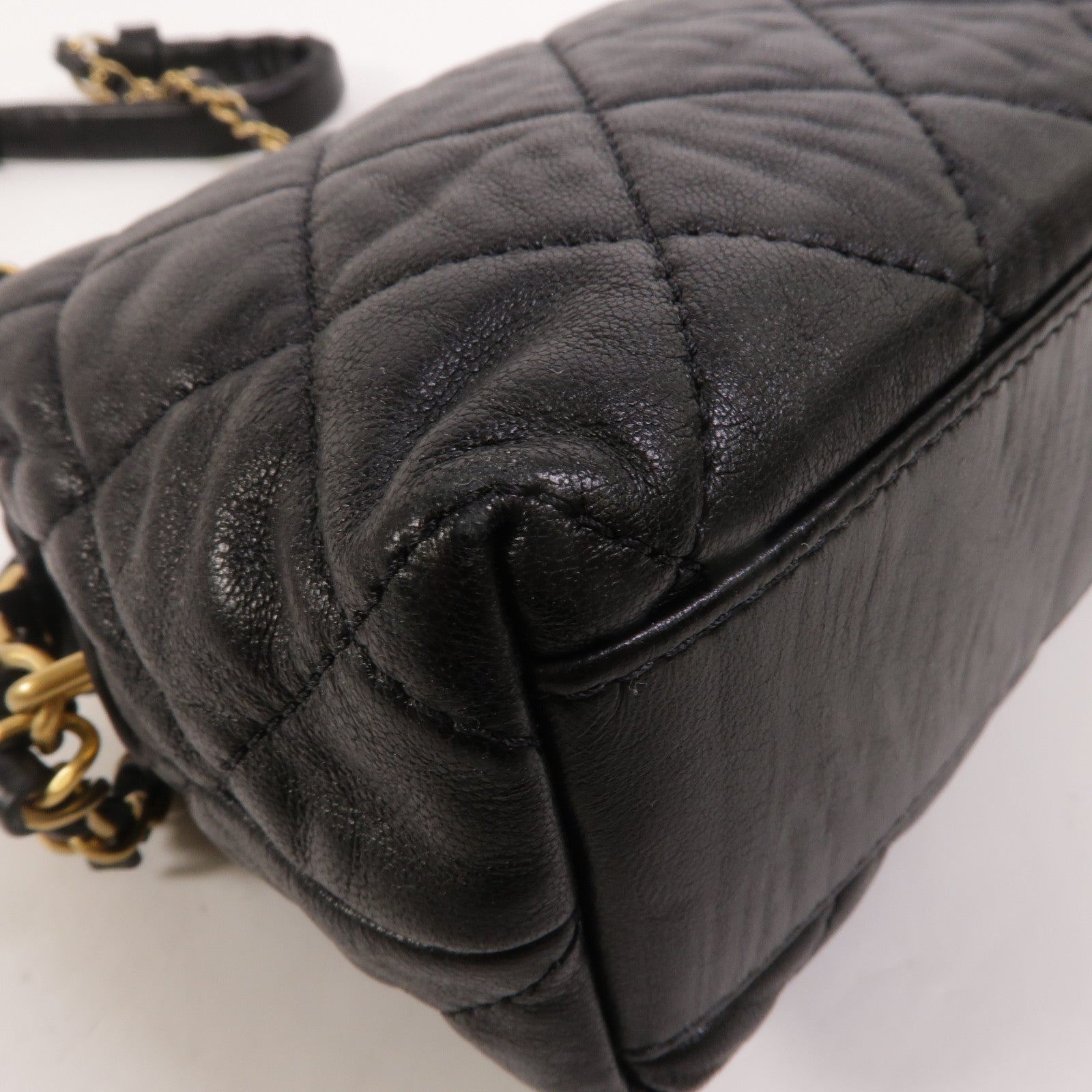 CHANEL 羊皮皮革Hobo Bag手挽肩背兩用袋