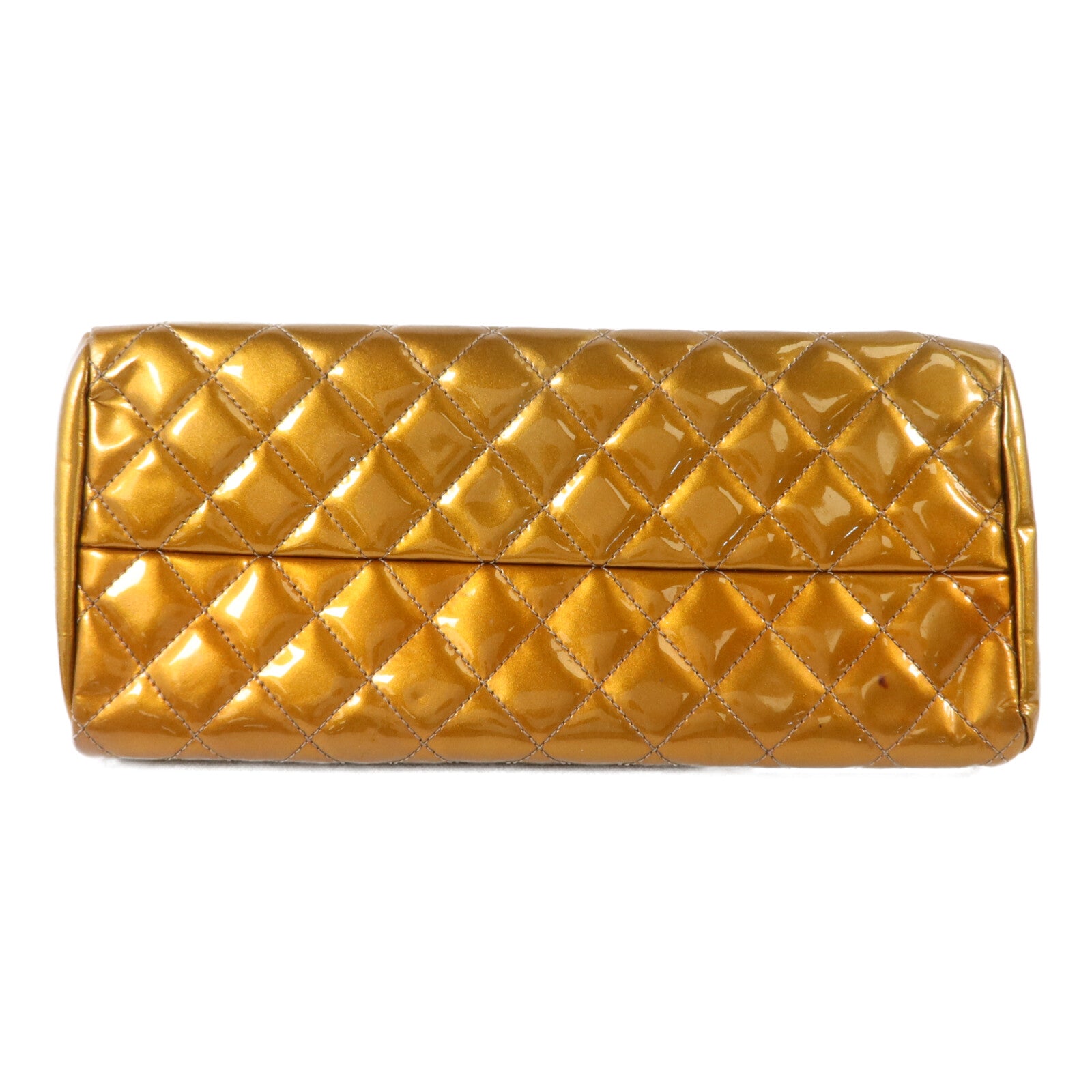 CHANEL 漆皮皮革Chain Shoulder鏈帶肩背袋