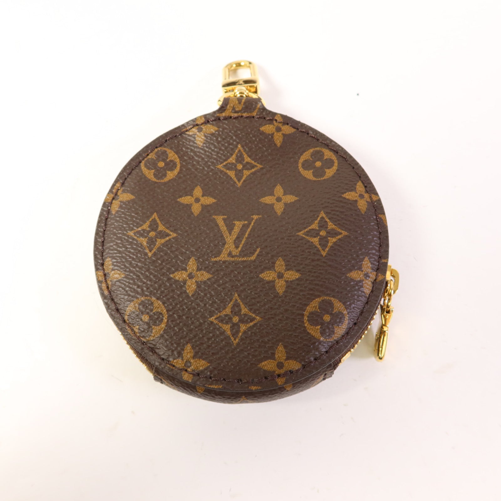 LOUIS VUITTON Monogram Multi Pochette Accessoires金扣手挽肩背兩用袋棕色
