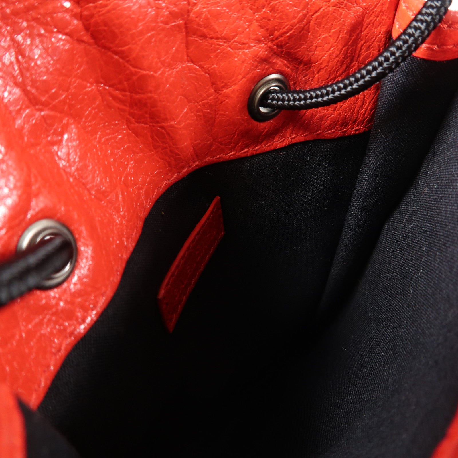 BALENCIAGA 牛皮皮革Shoulder Bag銀扣肩背袋紅色