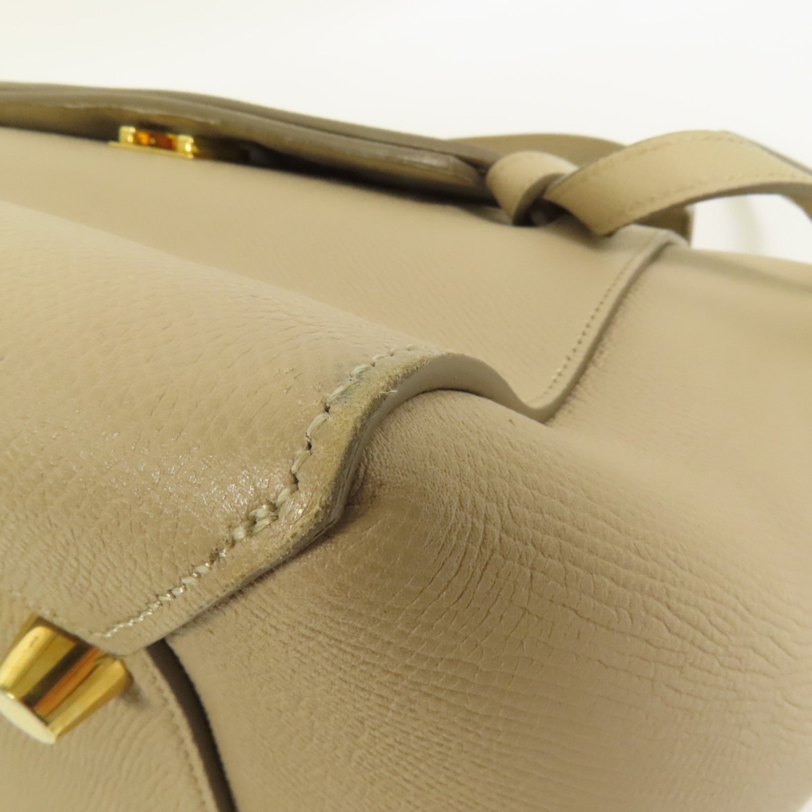 CELINE 牛皮皮革Mini Belt Bag金扣手挽肩背兩用袋