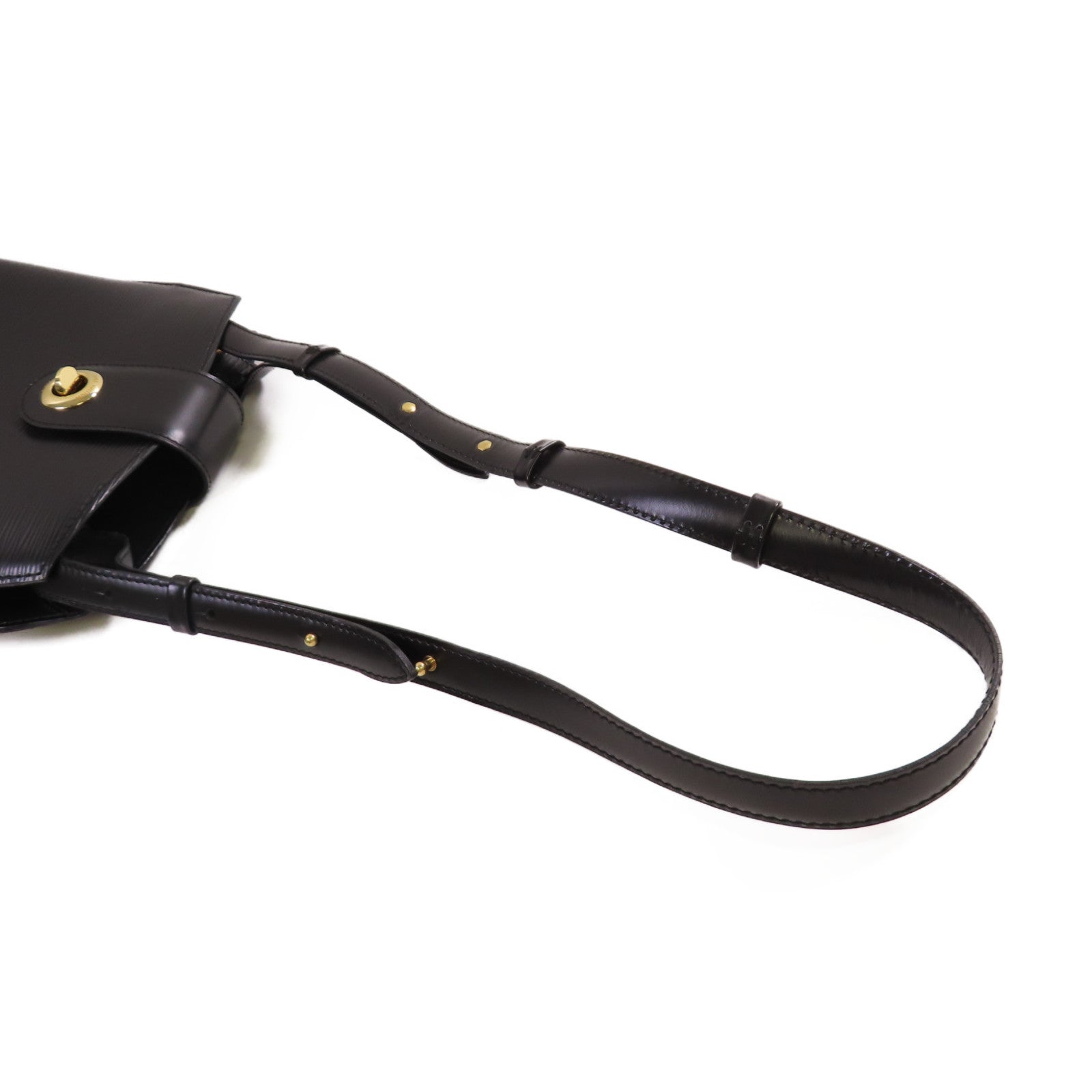 LOUIS VUITTON Epi Cluny Shoulder Bag金扣肩背袋黑色