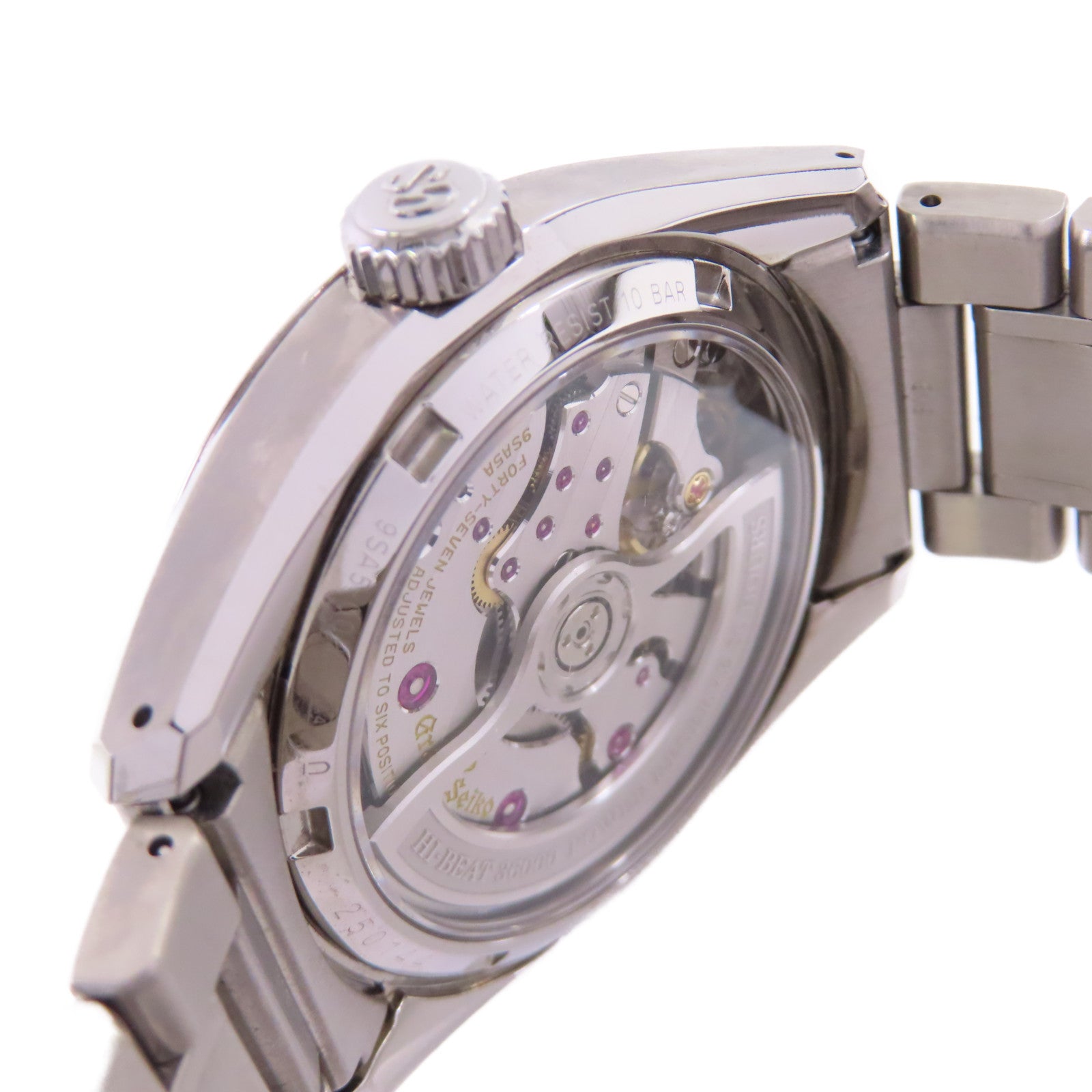 SELECTION Grand Seiko Evolution 9鈦金屬手錶自動機芯黑色