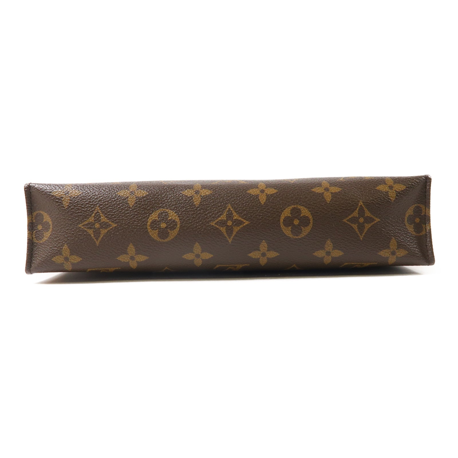 LOUIS VUITTON Monogram Toiletry Pouch金扣手拿包啡色