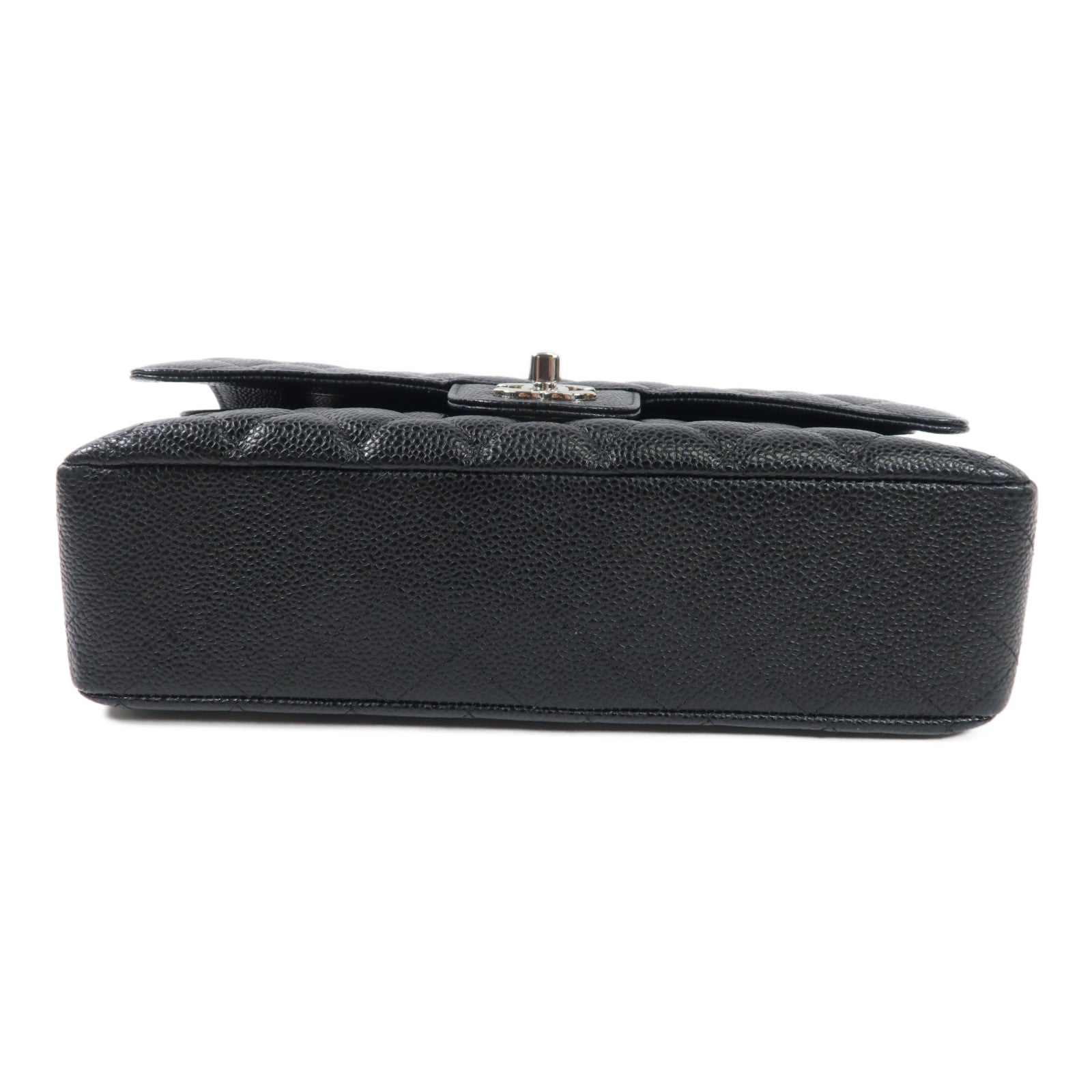 CHANEL 牛皮皮革Classic 25銀扣手挽肩背兩用袋