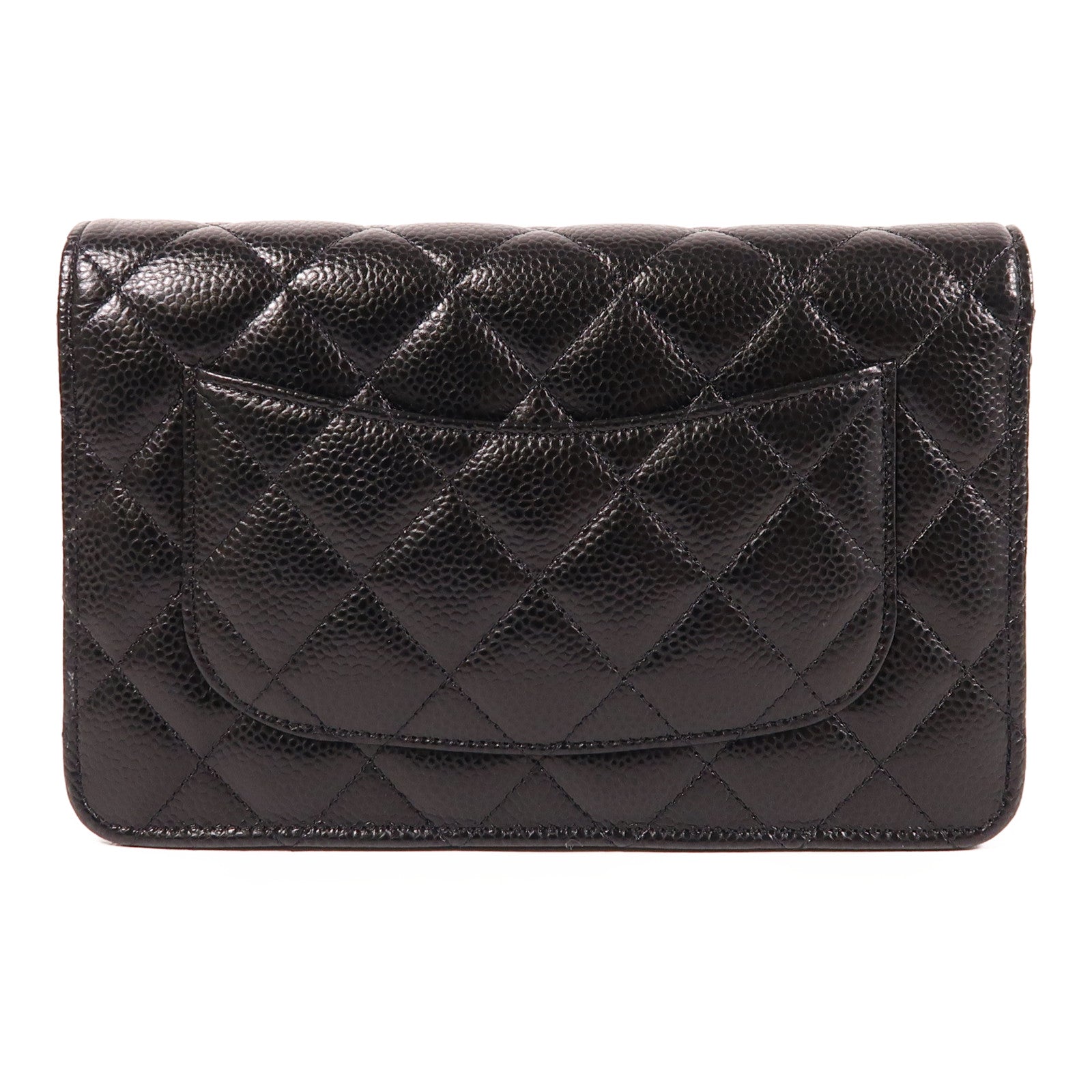 CHANEL 牛皮皮革WOC Wallet On Chain金扣鏈帶肩背袋