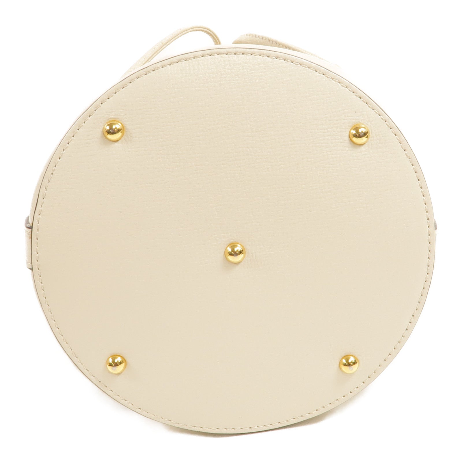 GUCCI 塗層帆布Horsebit 1955 Small Bucket Bag金扣肩背袋