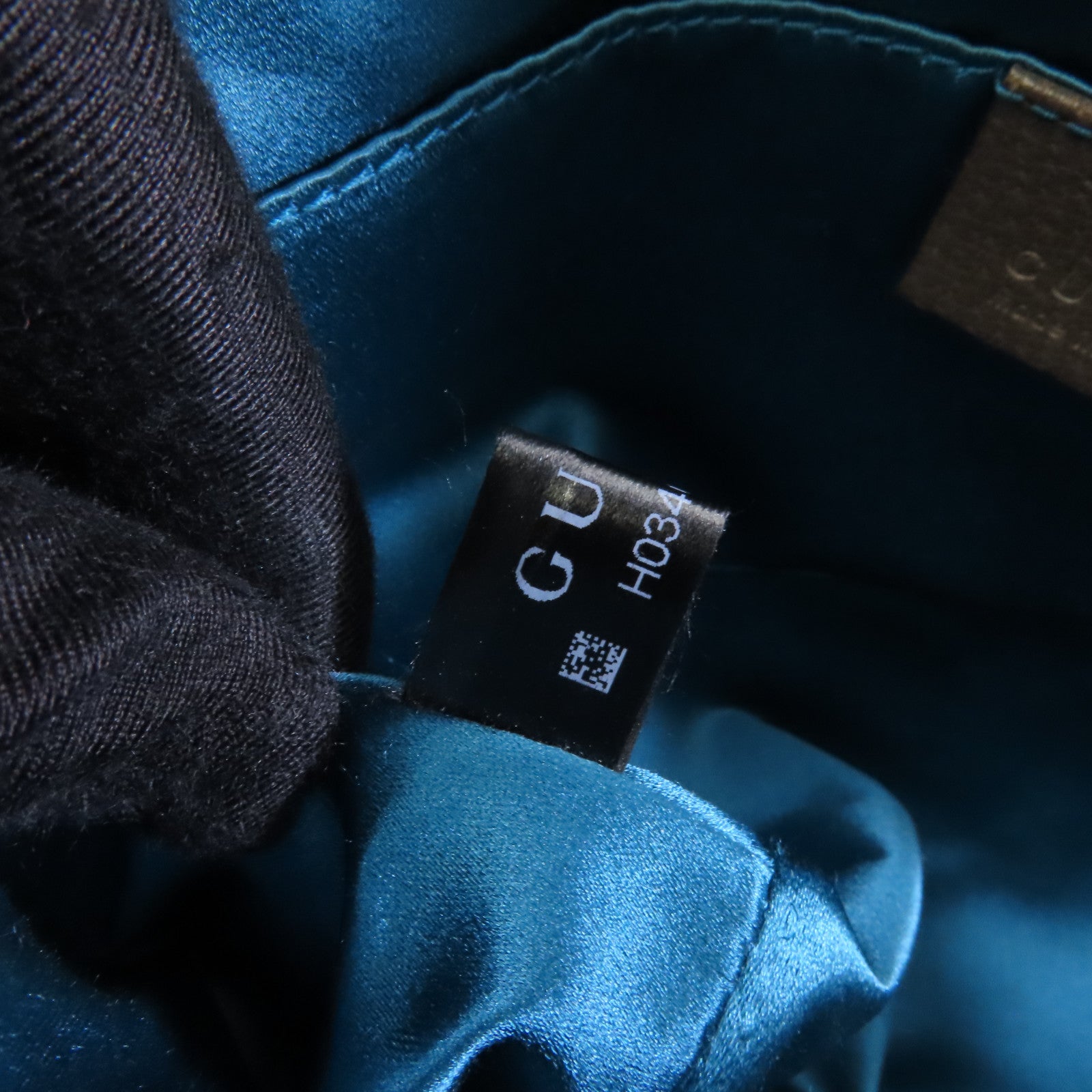 GUCCI 塗層帆布Shoulder Bag金扣肩背袋棕色