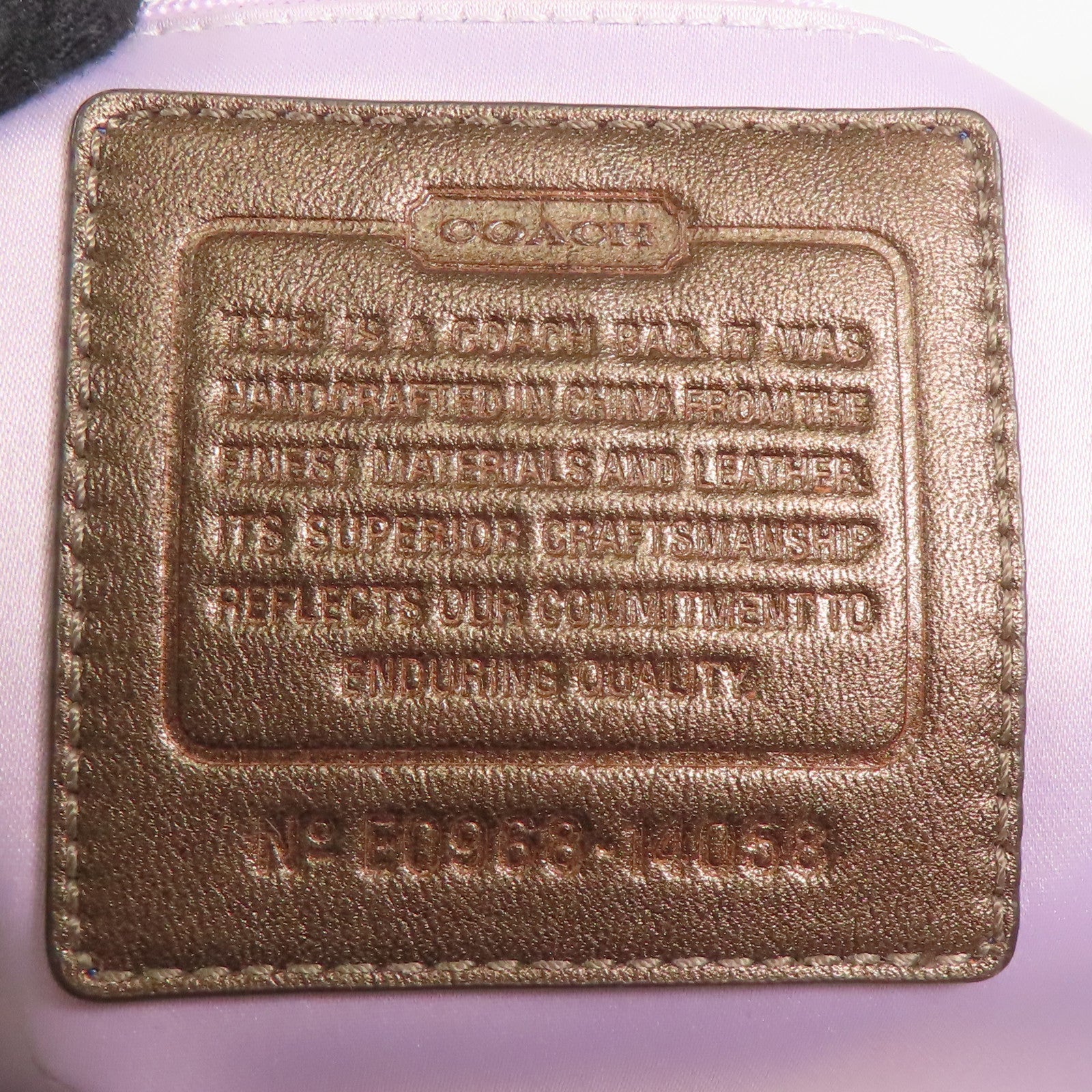 COACH 帆布Shoulder Bag金扣手挽肩背兩用袋