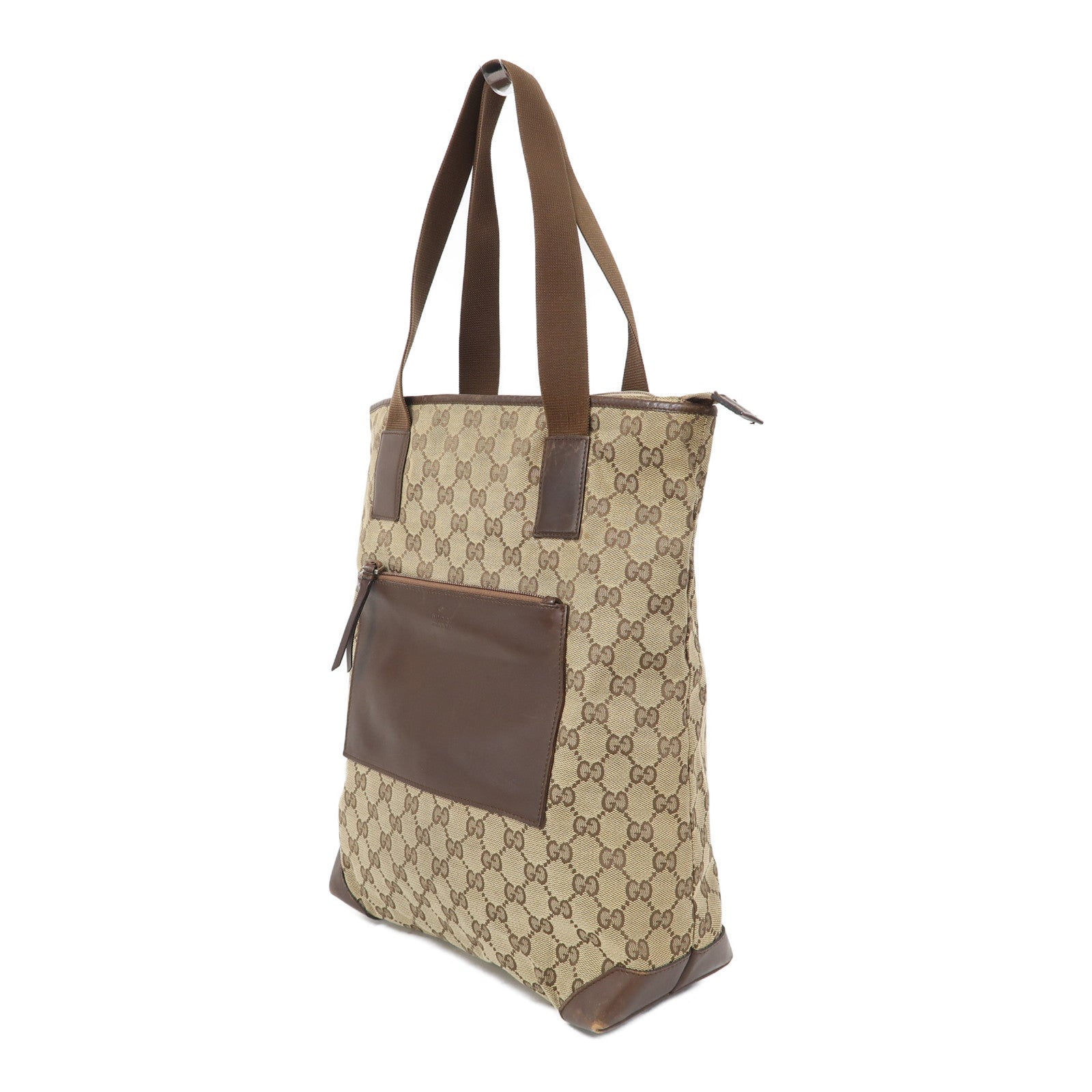 GUCCI 帆布Tote Bag肩背袋啡色