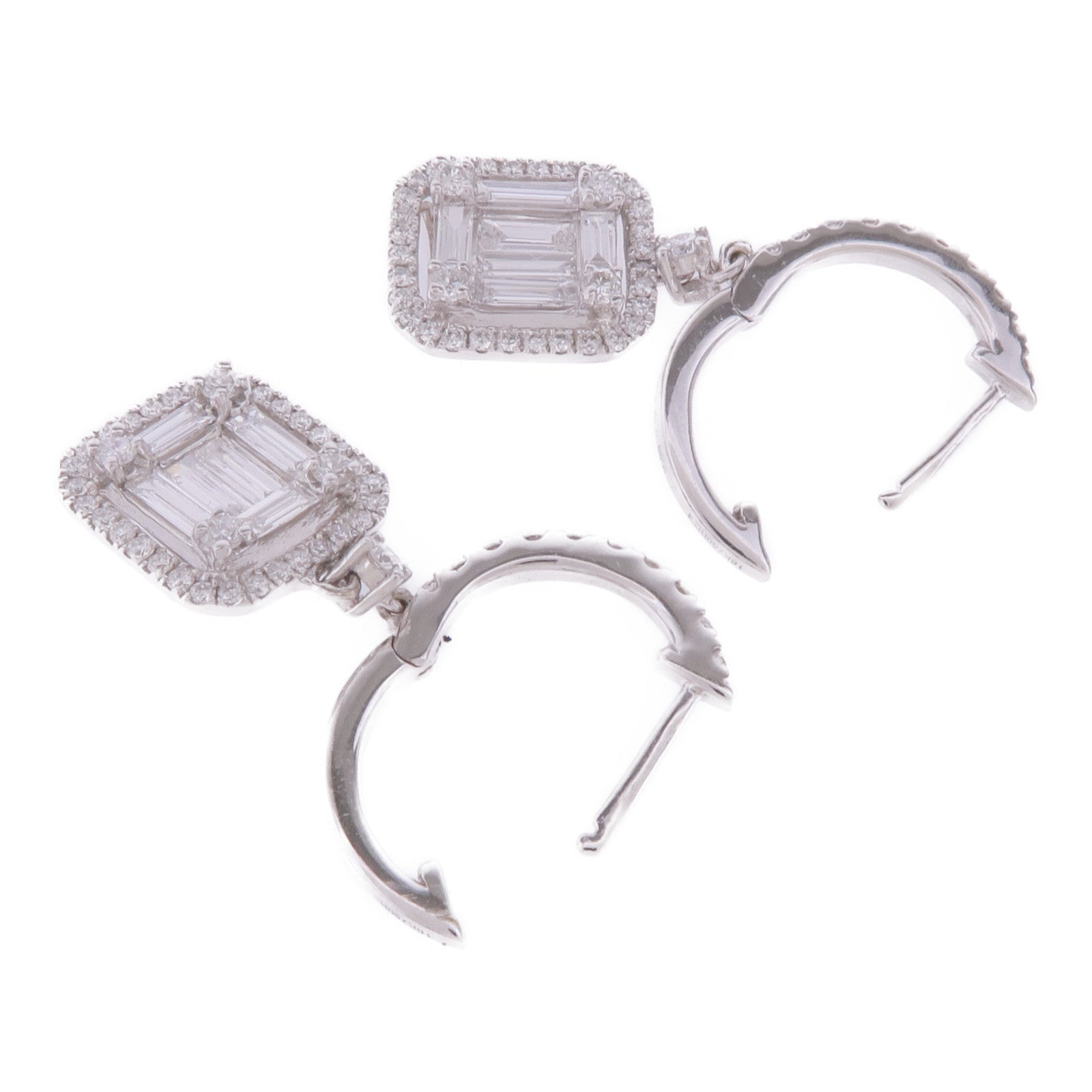 JEWELRY 18K白金Diamond Earrings鑽石耳環