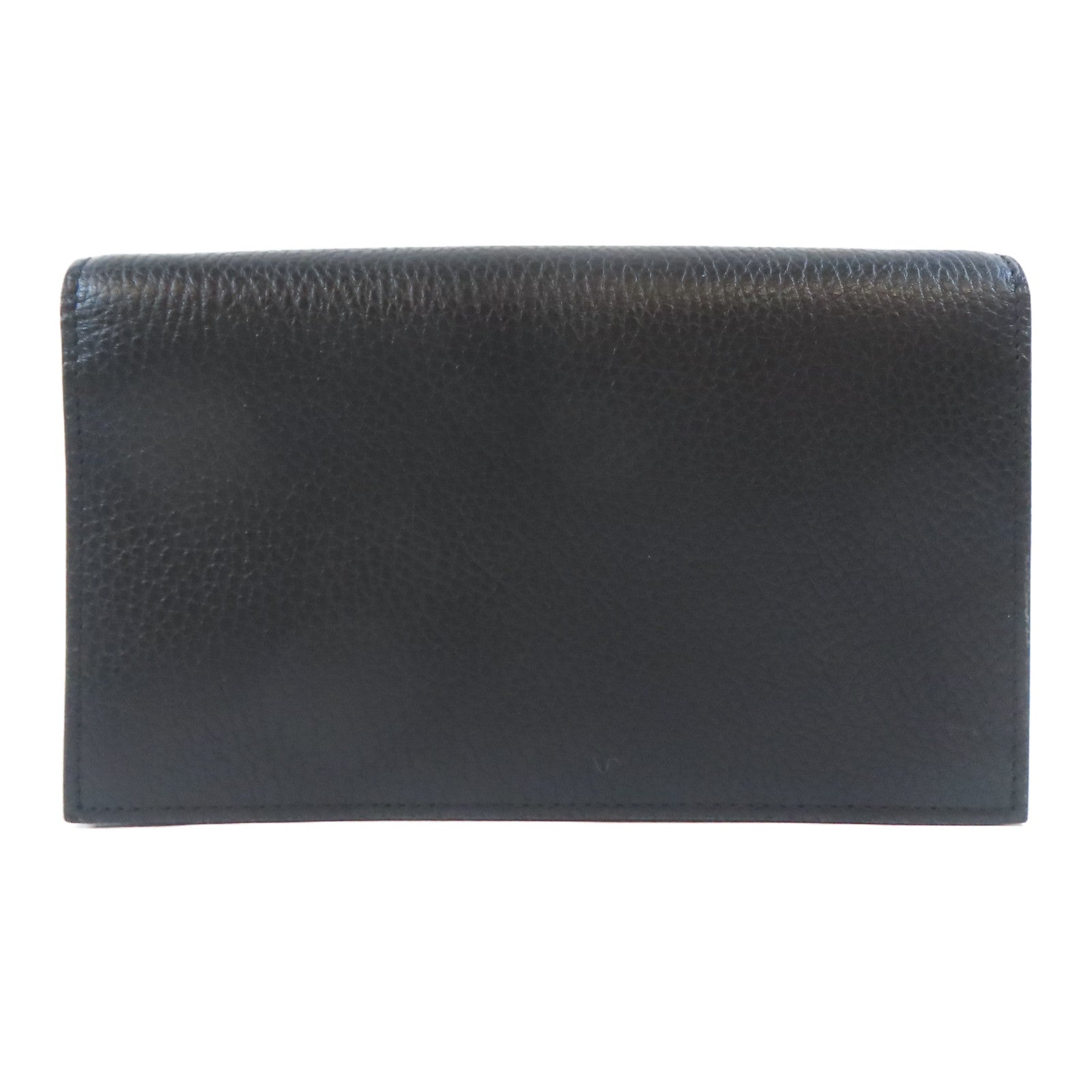 GUCCI 【激減優惠】牛皮皮革Wallet On Chain金扣鏈帶肩背袋黑色