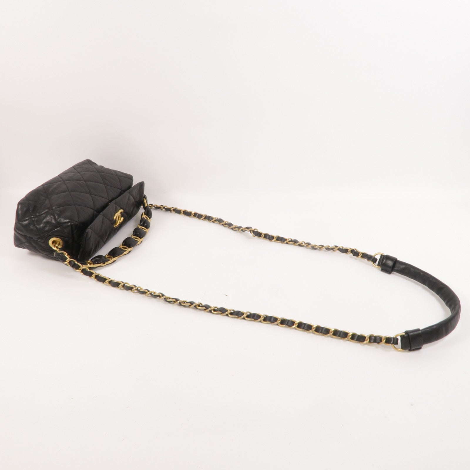 CHANEL 羊皮皮革Hobo Bag手挽肩背兩用袋