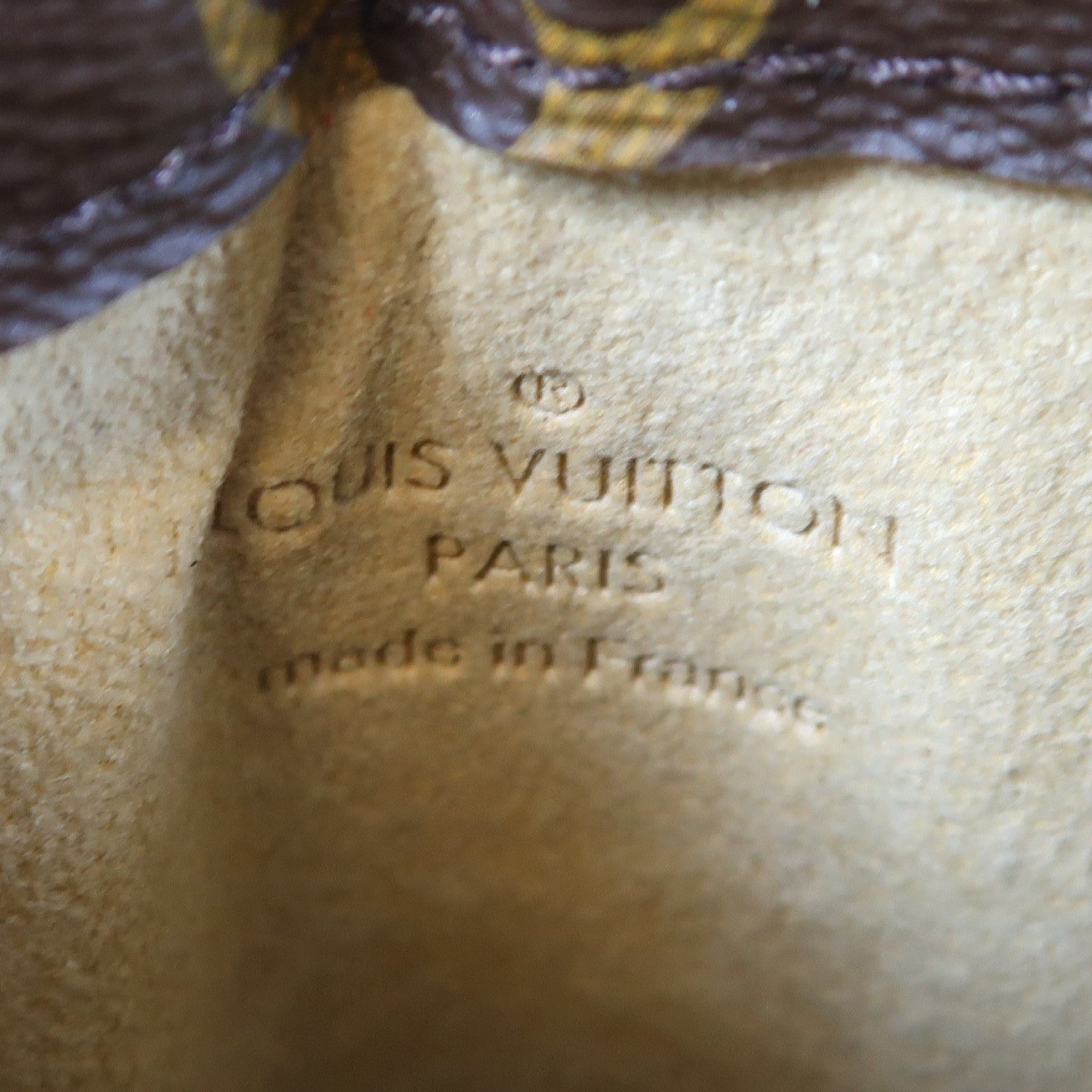 LOUIS VUITTON Monogram Sunglasses Case金扣眼鏡套棕色