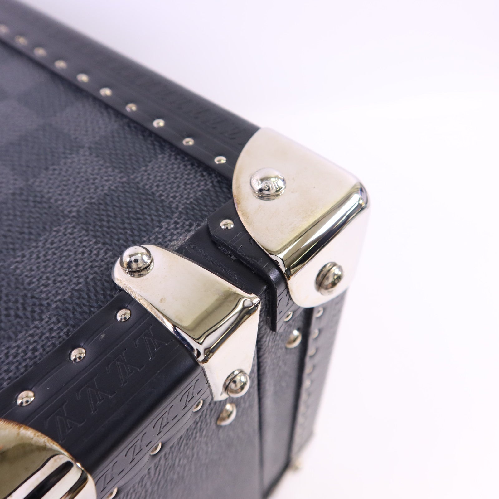 LOUIS VUITTON Damier Graphite Coffret 8 Montres銀扣手錶收納盒