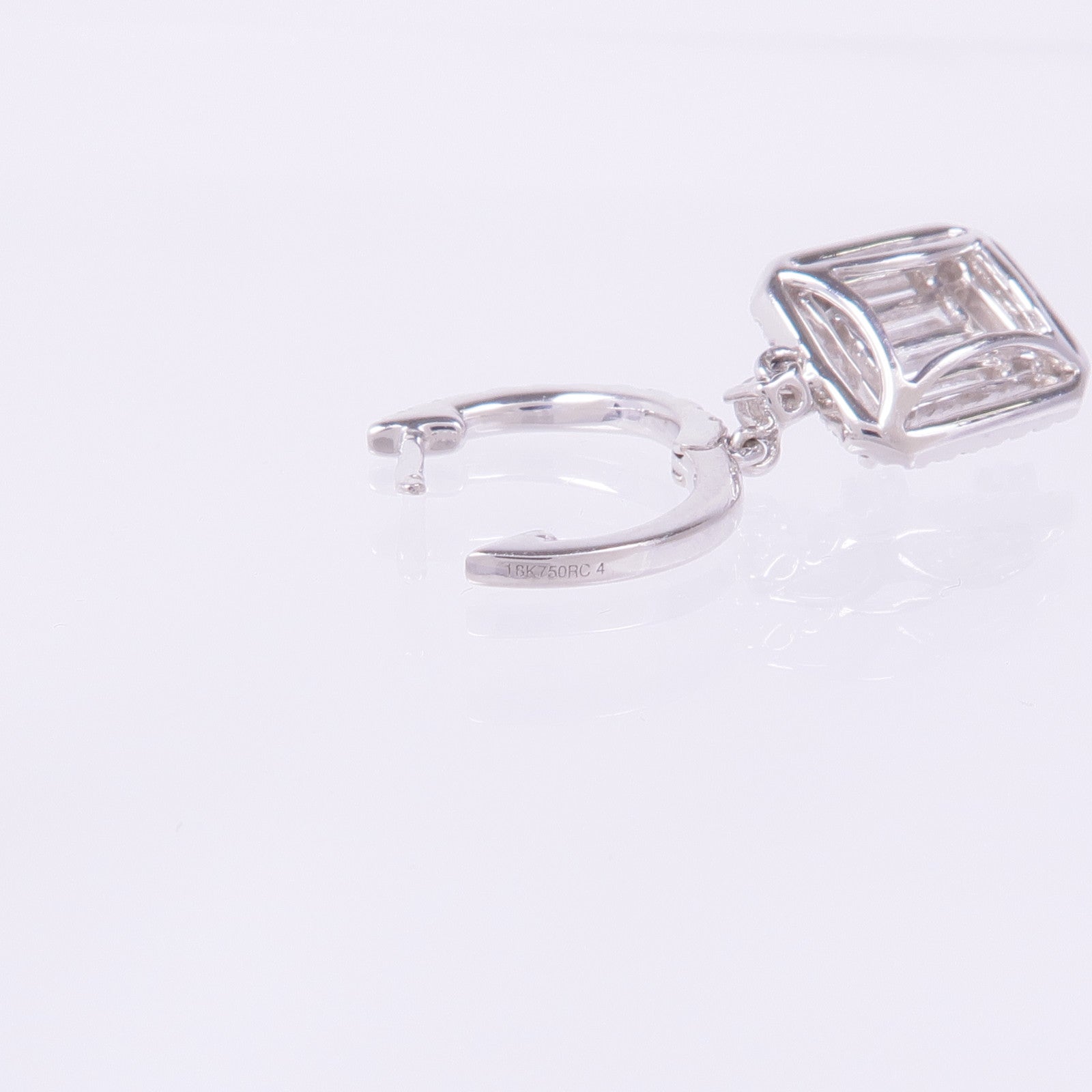 JEWELRY 18K白金Diamond Earrings鑽石耳環
