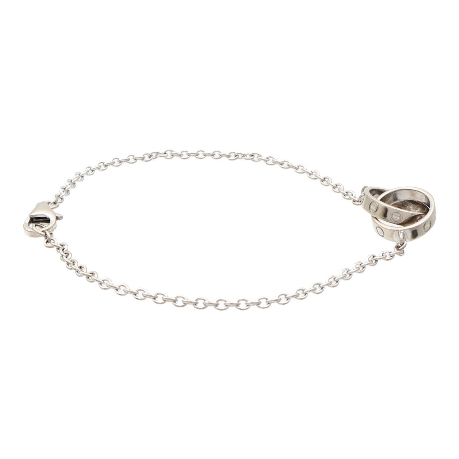 CARTIER 18K白金Baby Love Bracelet手鏈