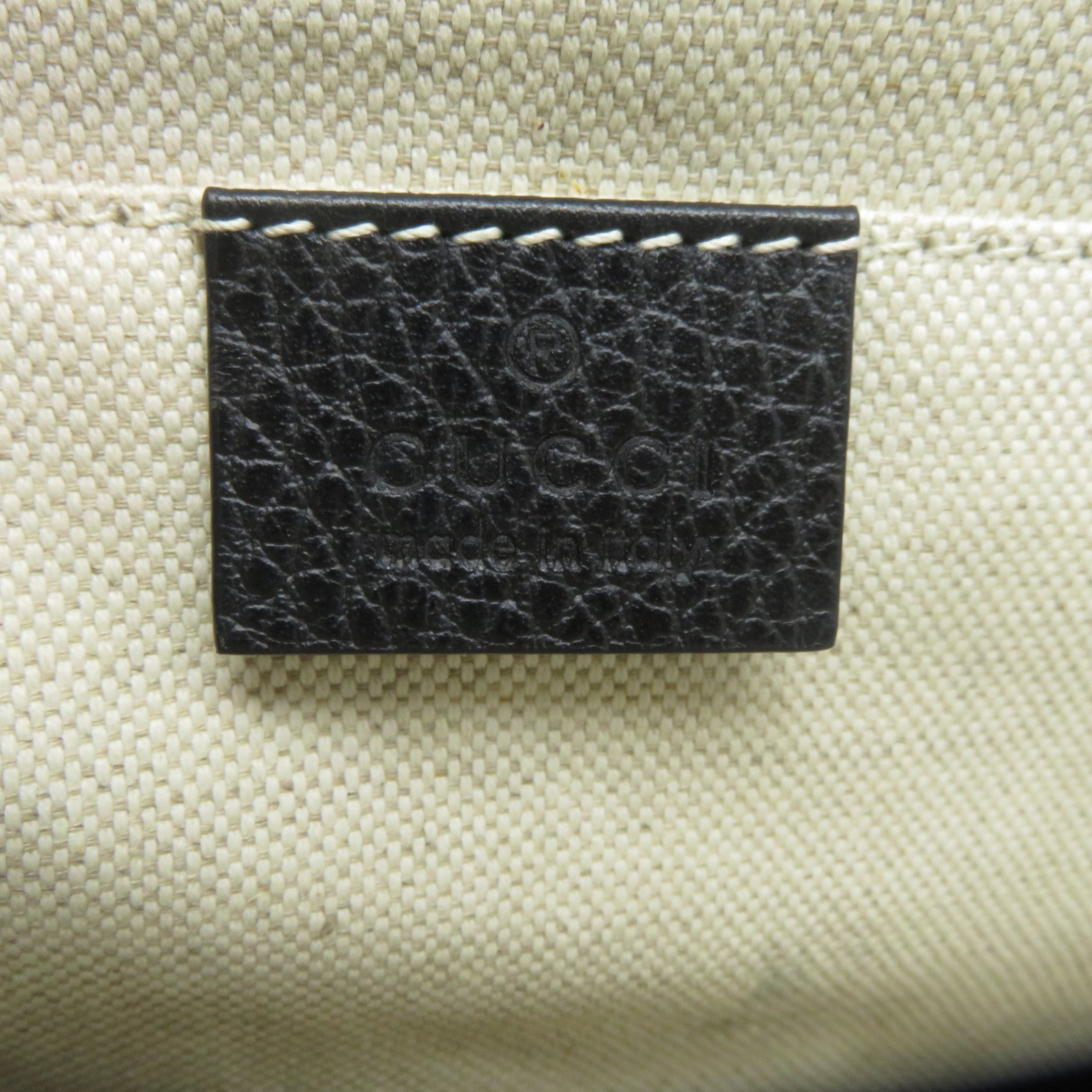 GUCCI 牛皮皮革Dionysus銀扣手挽肩背兩用袋黑色