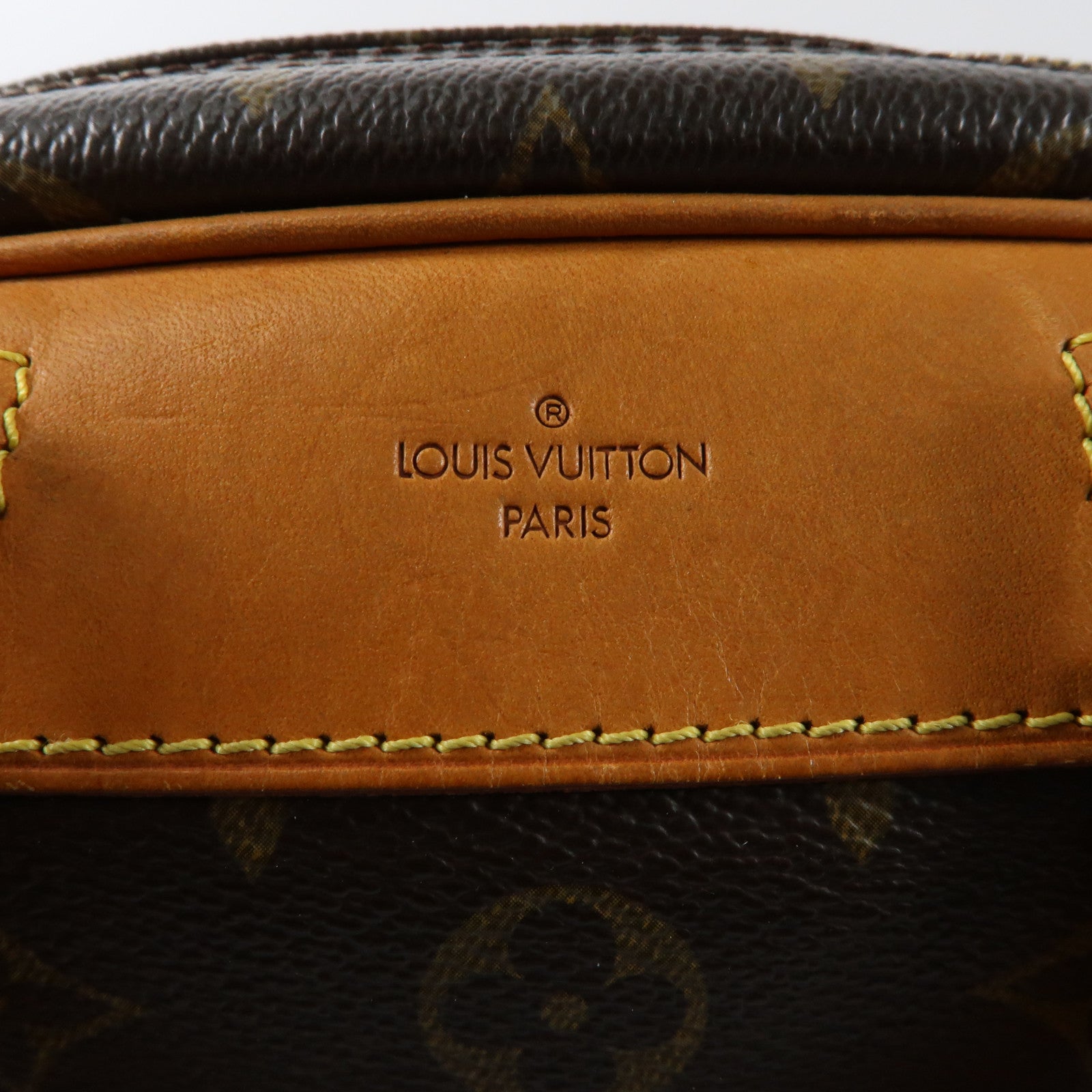 LOUIS VUITTON Monogram Deauville金扣手挽袋