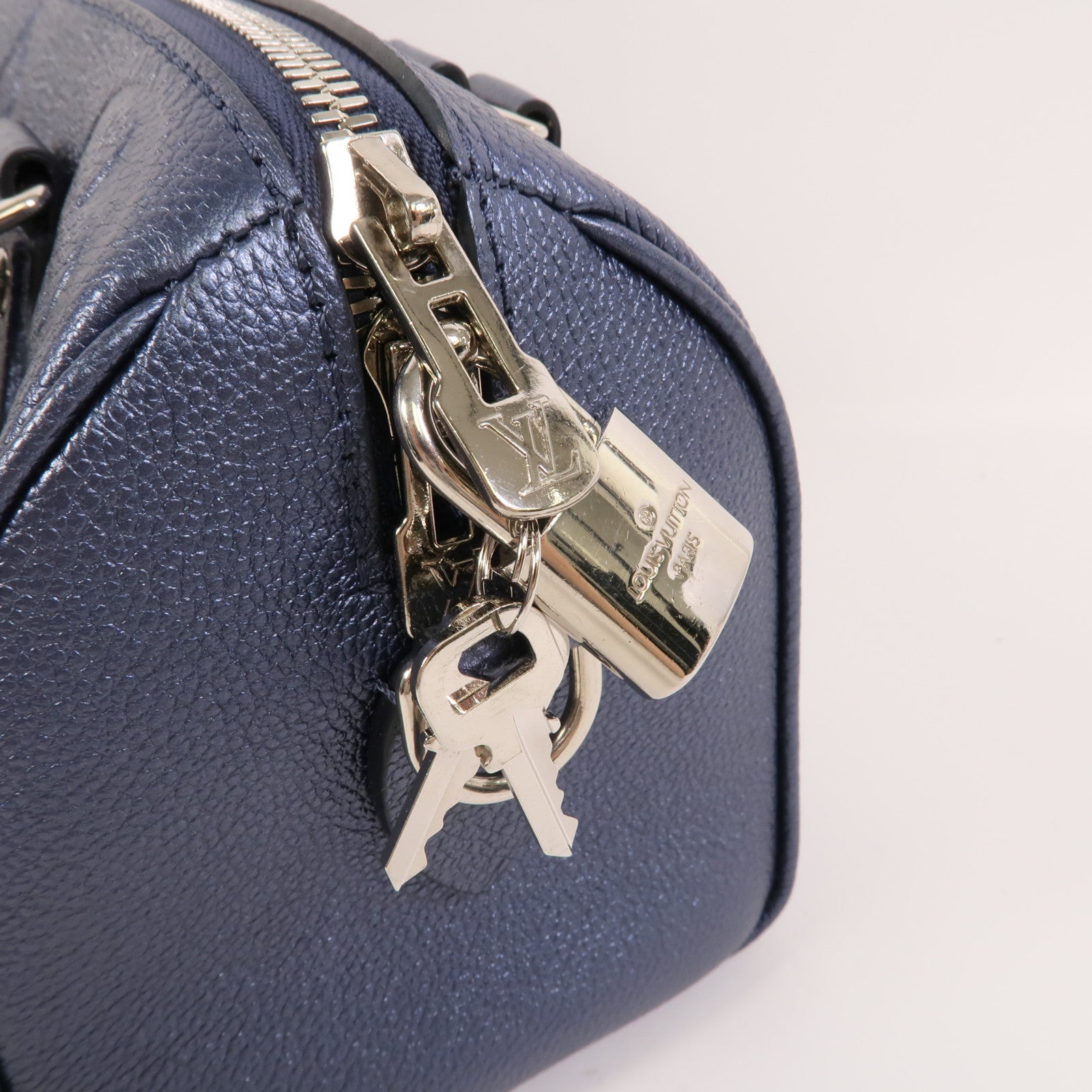 LOUIS VUITTON Monogram Empreinte Speedy Bandouliere 20手挽肩背兩用袋