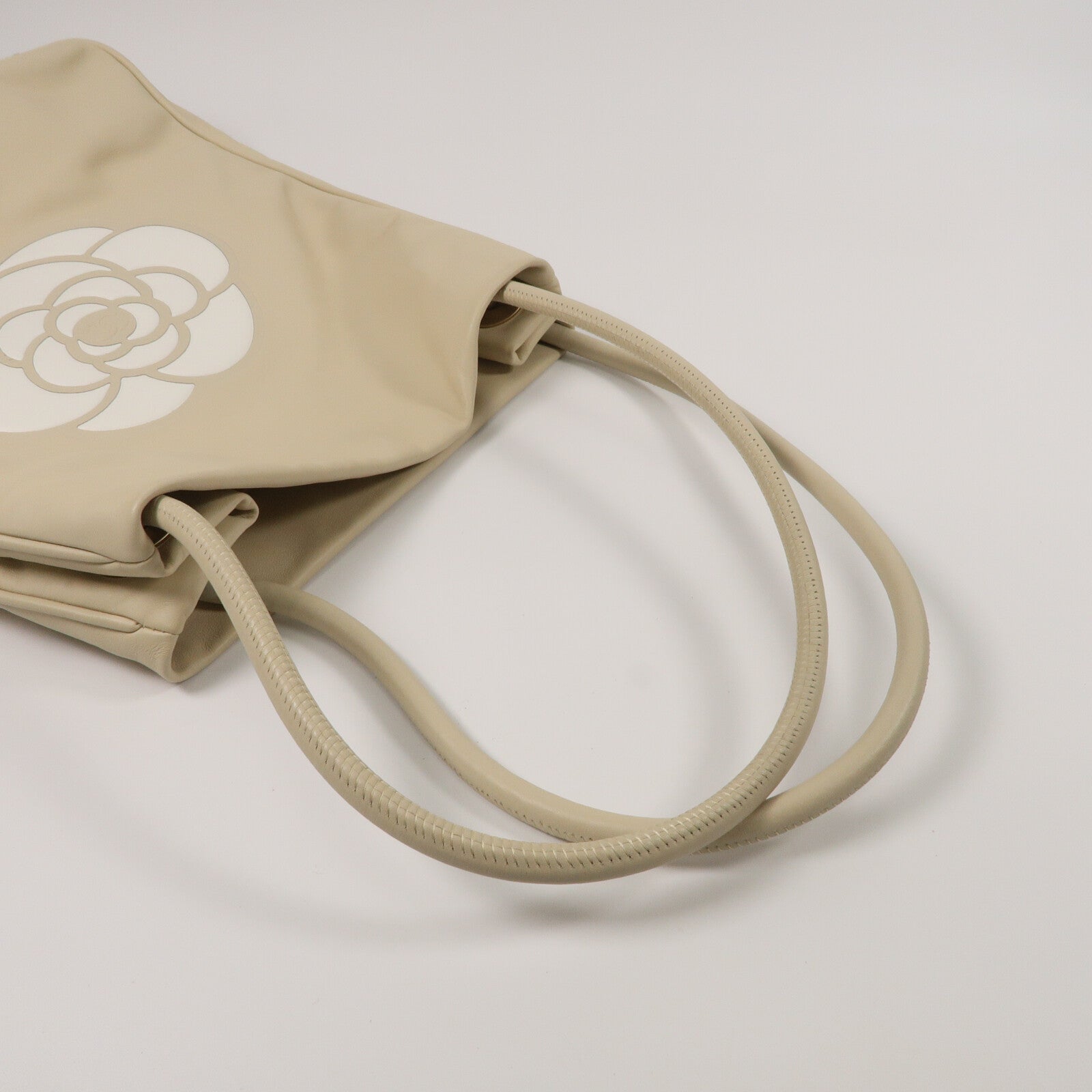 CHANEL 牛皮皮革Camellia Shoulder Bag手挽袋