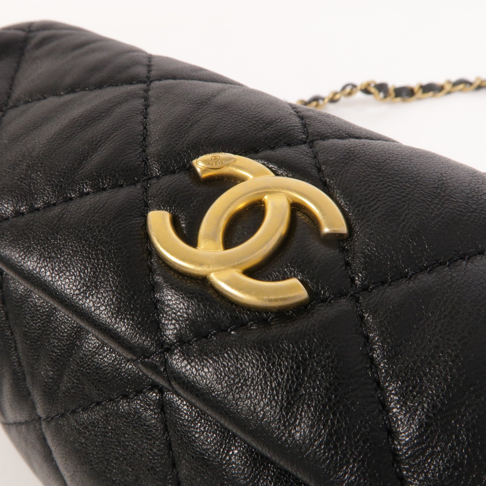 CHANEL 羊皮皮革Hobo Bag手挽肩背兩用袋