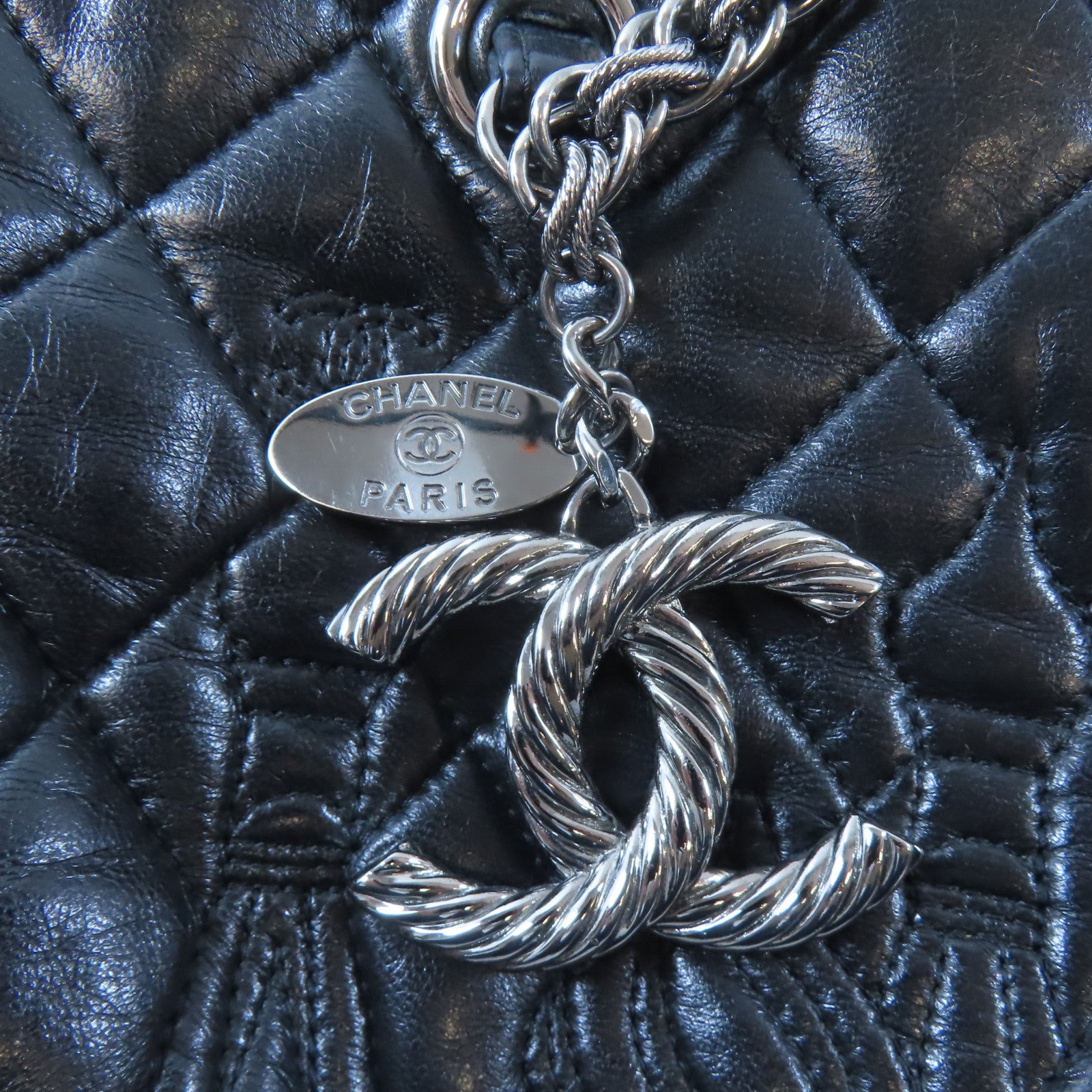 CHANEL 【激減優惠】羊皮皮革Chain Shoulder Bag鏈帶肩背袋黑色