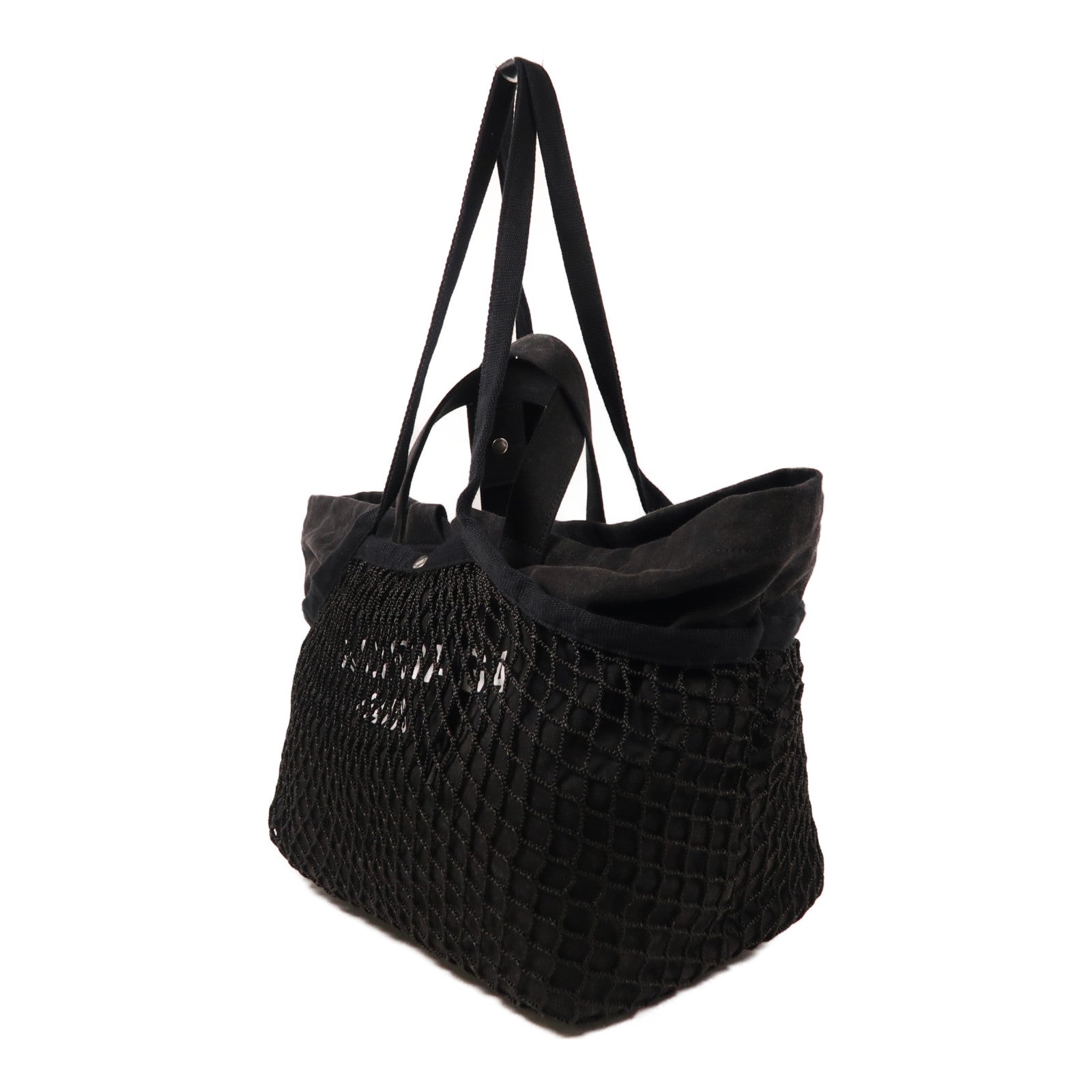 BALENCIAGA 帆布Tote Bag銀扣手挽肩背兩用袋