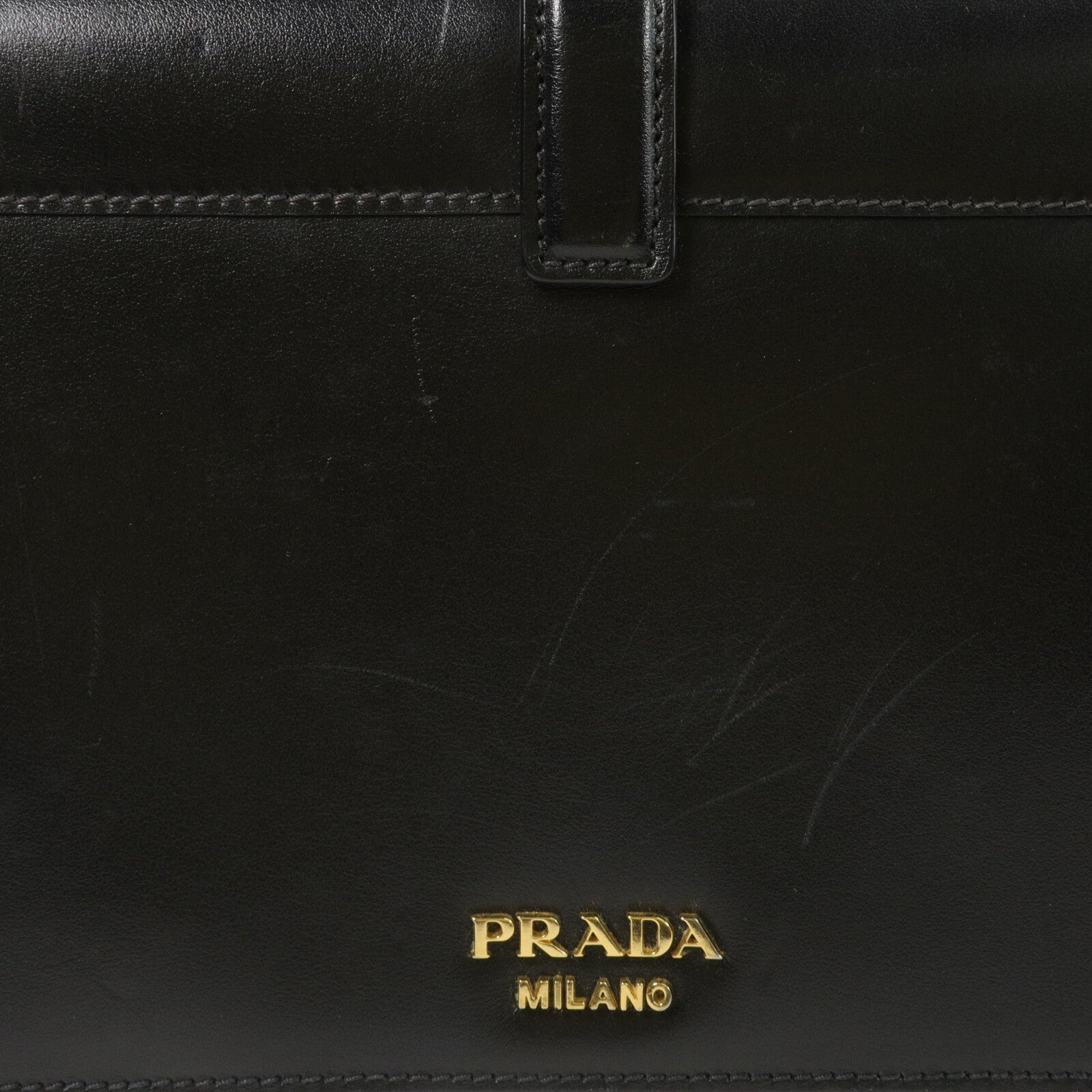 PRADA 牛皮皮革Belle鏈帶肩背袋