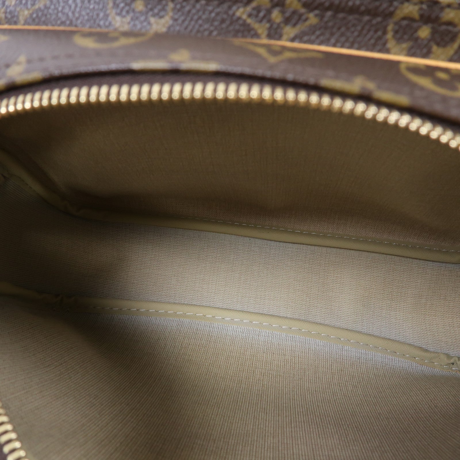 LOUIS VUITTON Monogram Reporter PM金扣肩背袋啡色