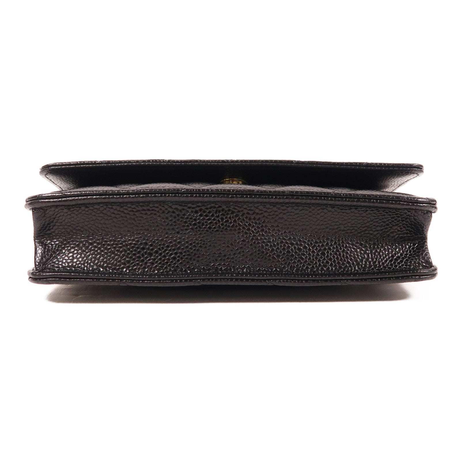 CHANEL 牛皮皮革WOC Wallet On Chain金扣鏈帶肩背袋