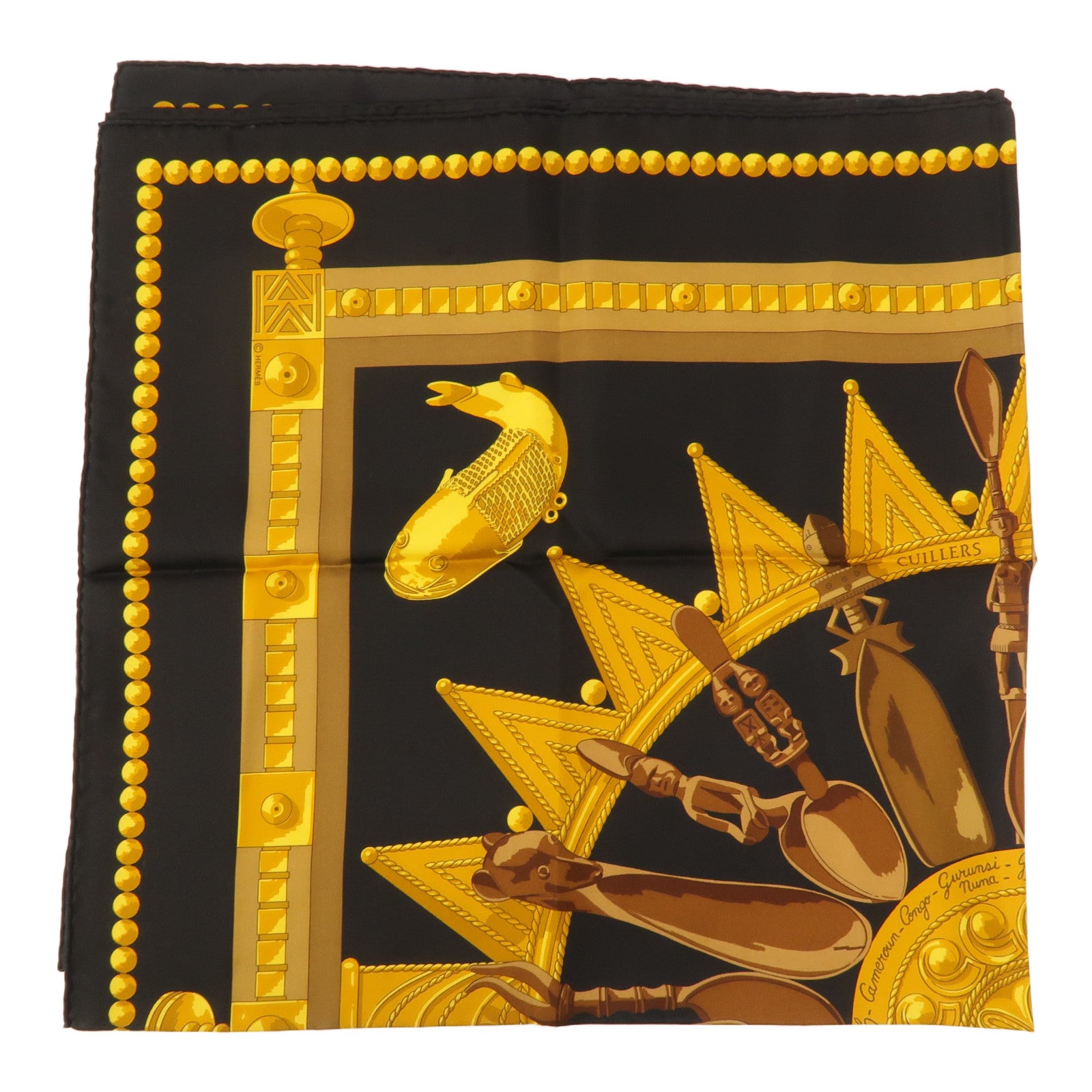 HERMES 絲質Scarf 90x90絲巾