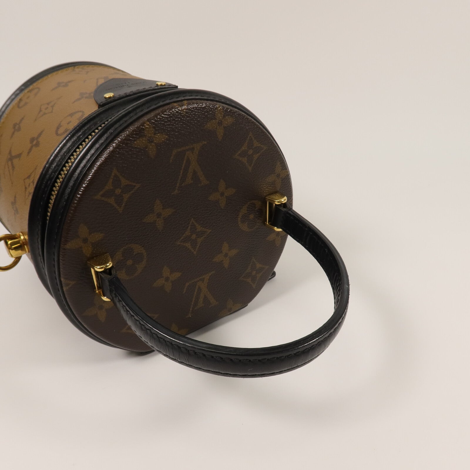 LOUIS VUITTON Monogram Reverse Cannes手挽肩背兩用袋