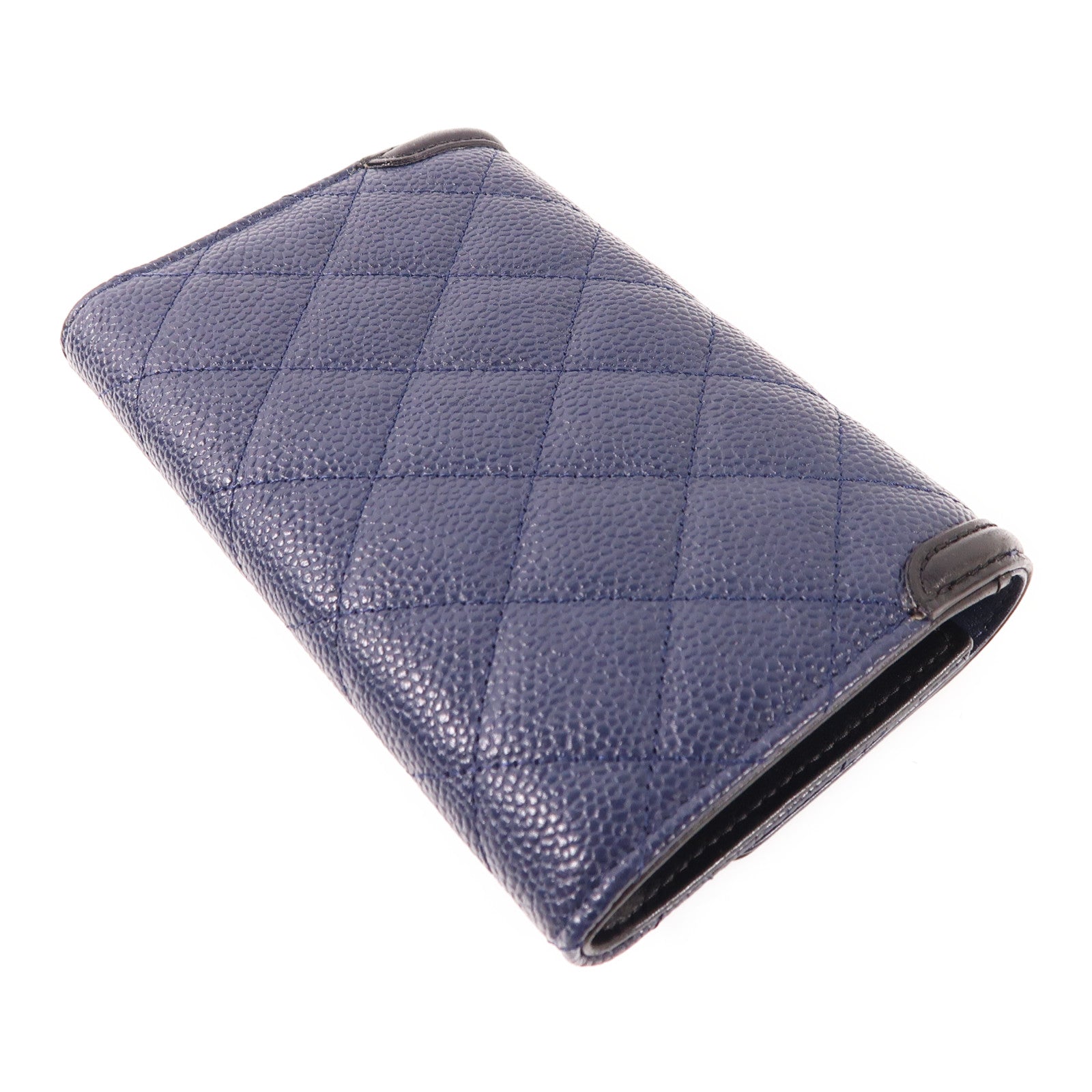CHANEL 牛皮皮革Wallet金扣錢包