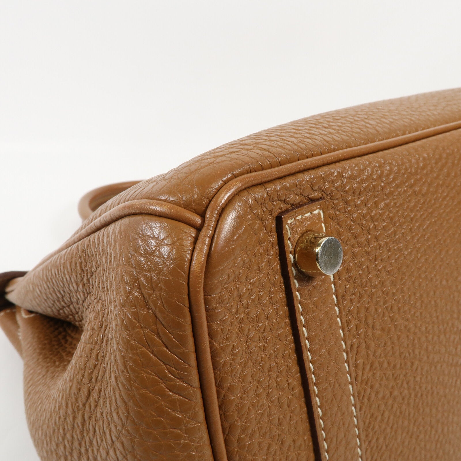 HERMES Togo皮革Birkin 30金扣手挽袋Gold