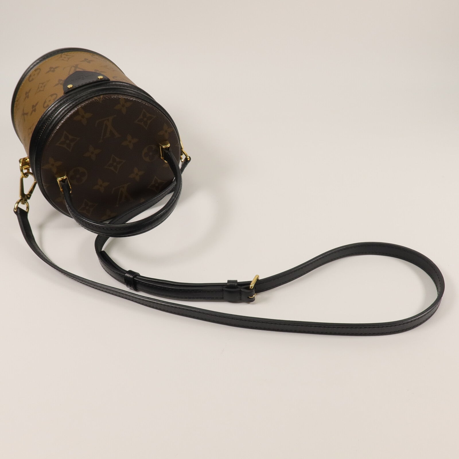 LOUIS VUITTON Monogram Reverse Cannes手挽肩背兩用袋