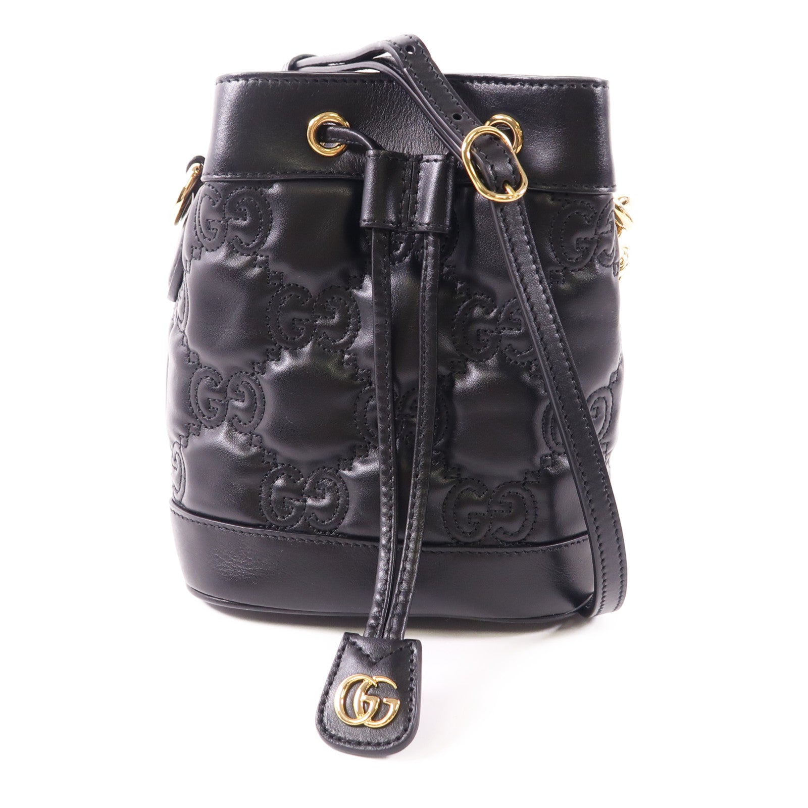 GUCCI 牛皮皮革Shoulder Bag金扣肩背袋