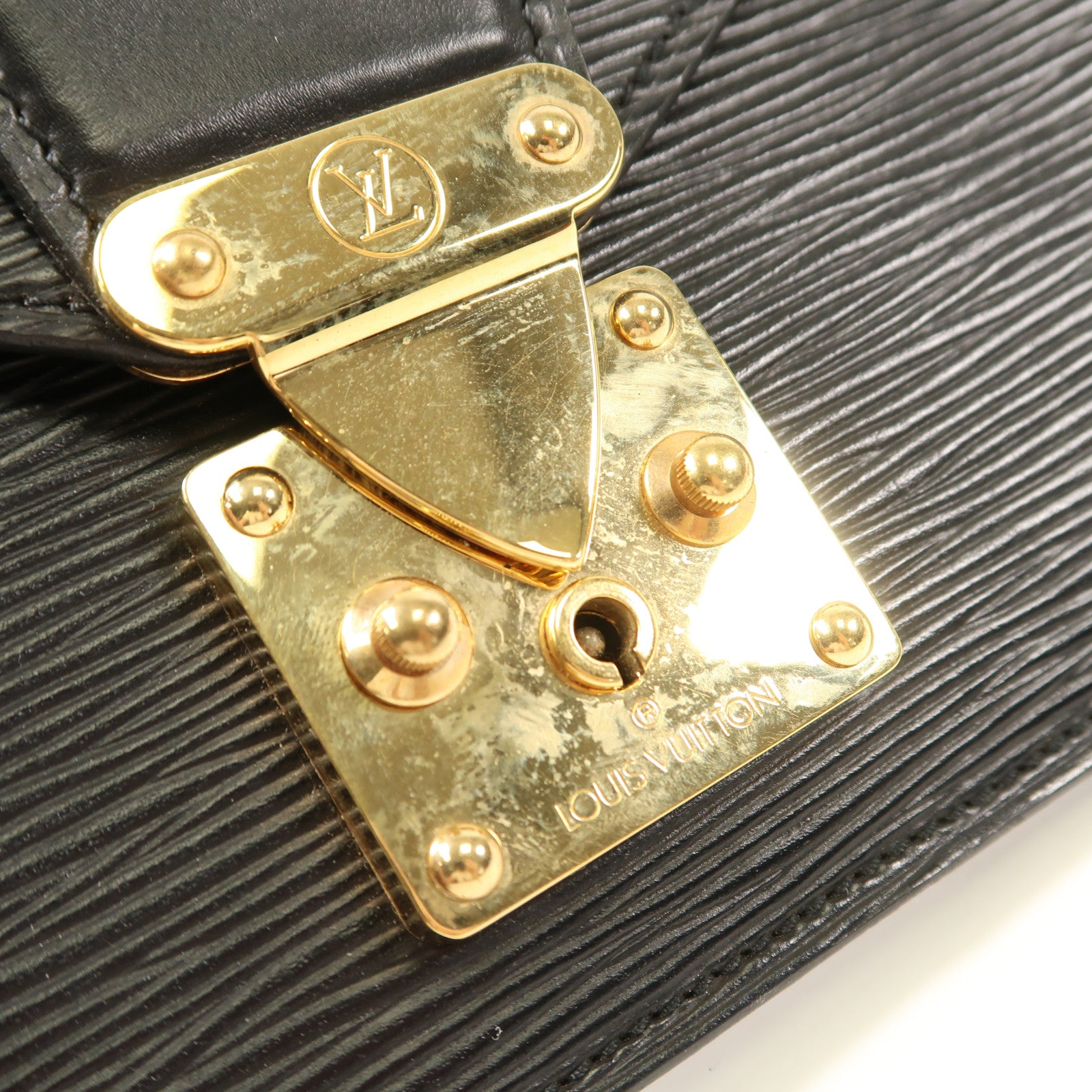 LOUIS VUITTON Epi Pochette Sellier Dragonne Pouch金扣手拿包